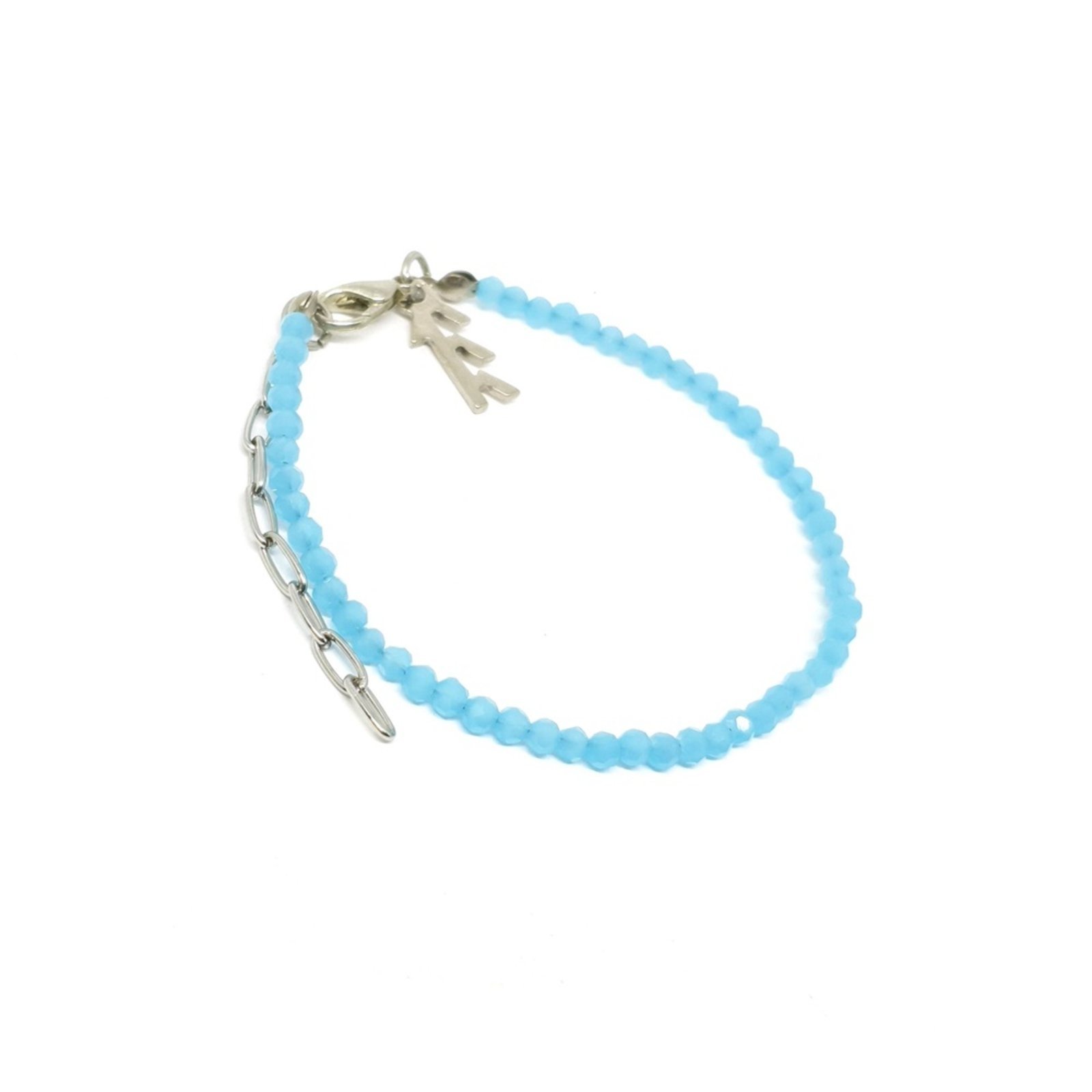 Pulseira Empóriotop de Pedras Crystal Azul