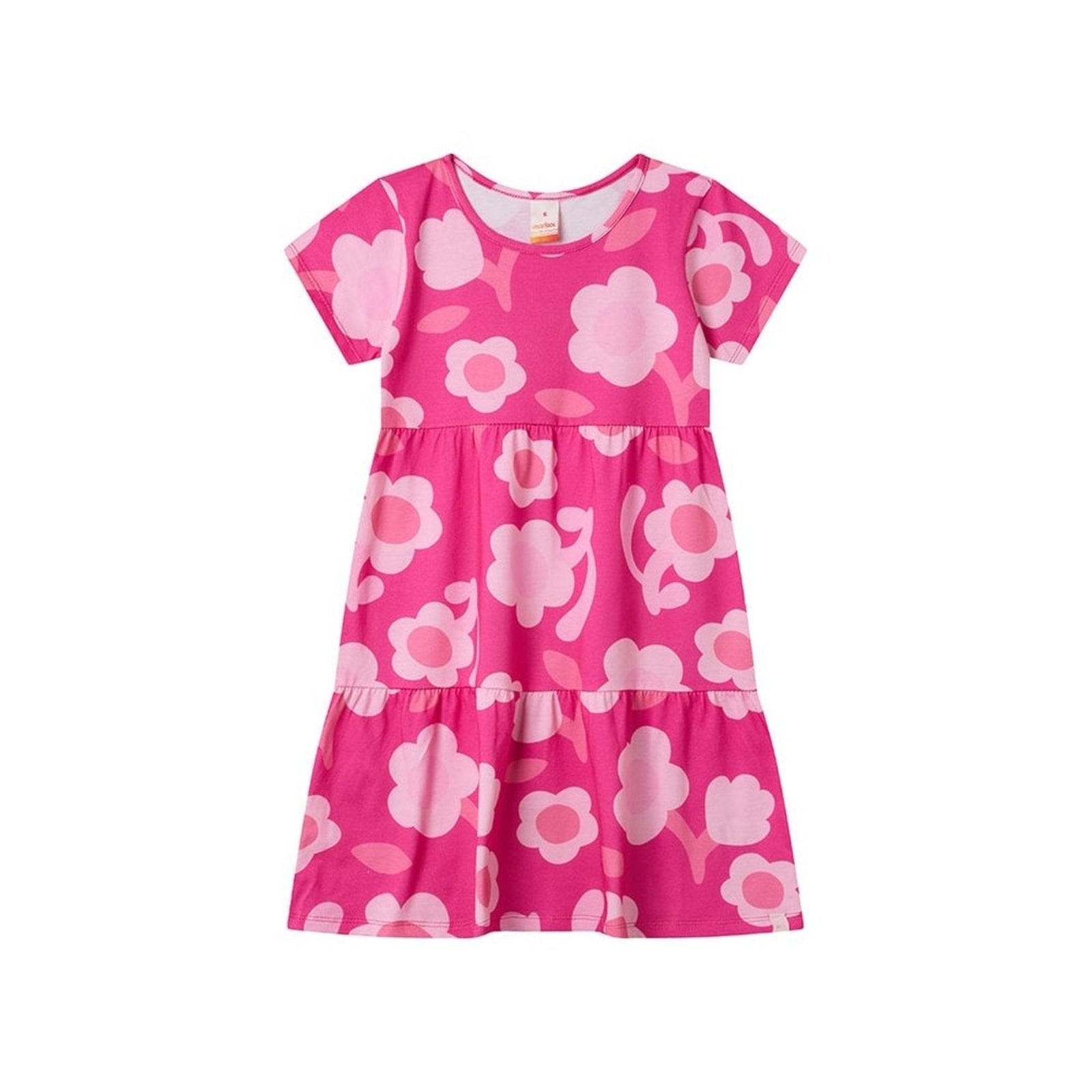 Infantil - Vestido Curto Estampado Menina Marisol
