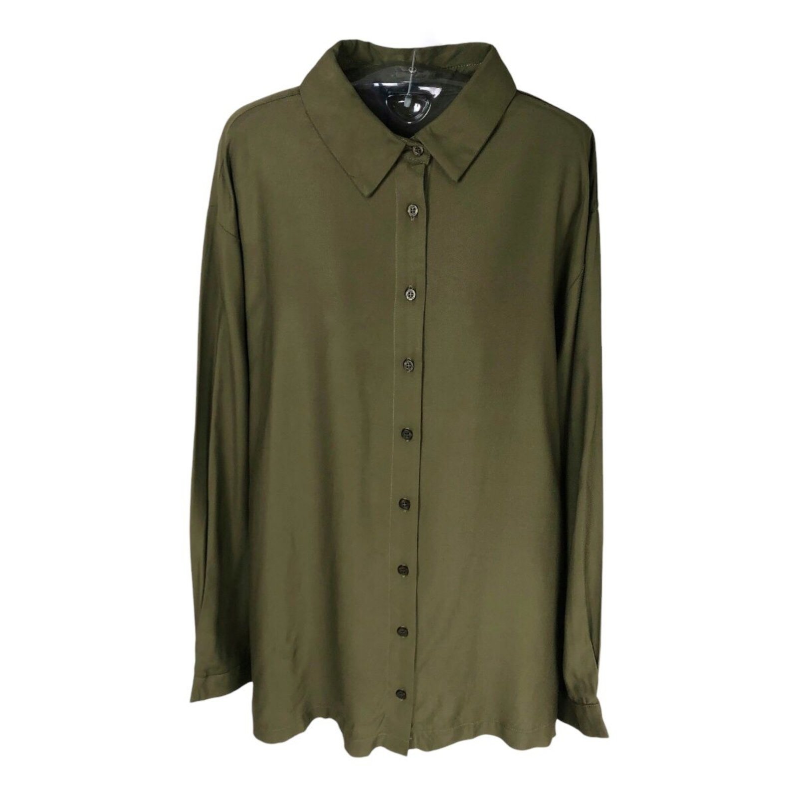 Camisa Oversize Elegância Triton Verde Sap