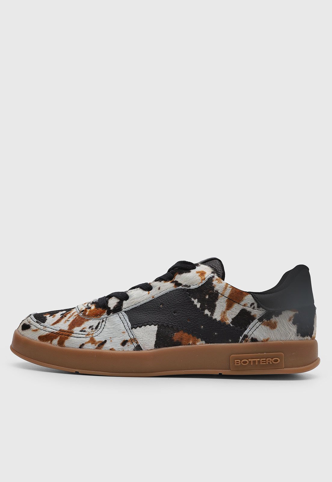 Tênis Feminino Bottero Animal Print Off-White