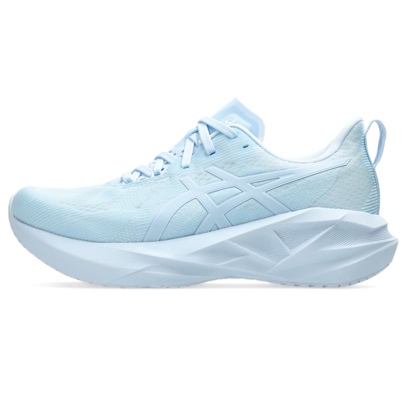 Tênis ASICS Novablast 5 Lite-Show – Feminino – Prata/Azul