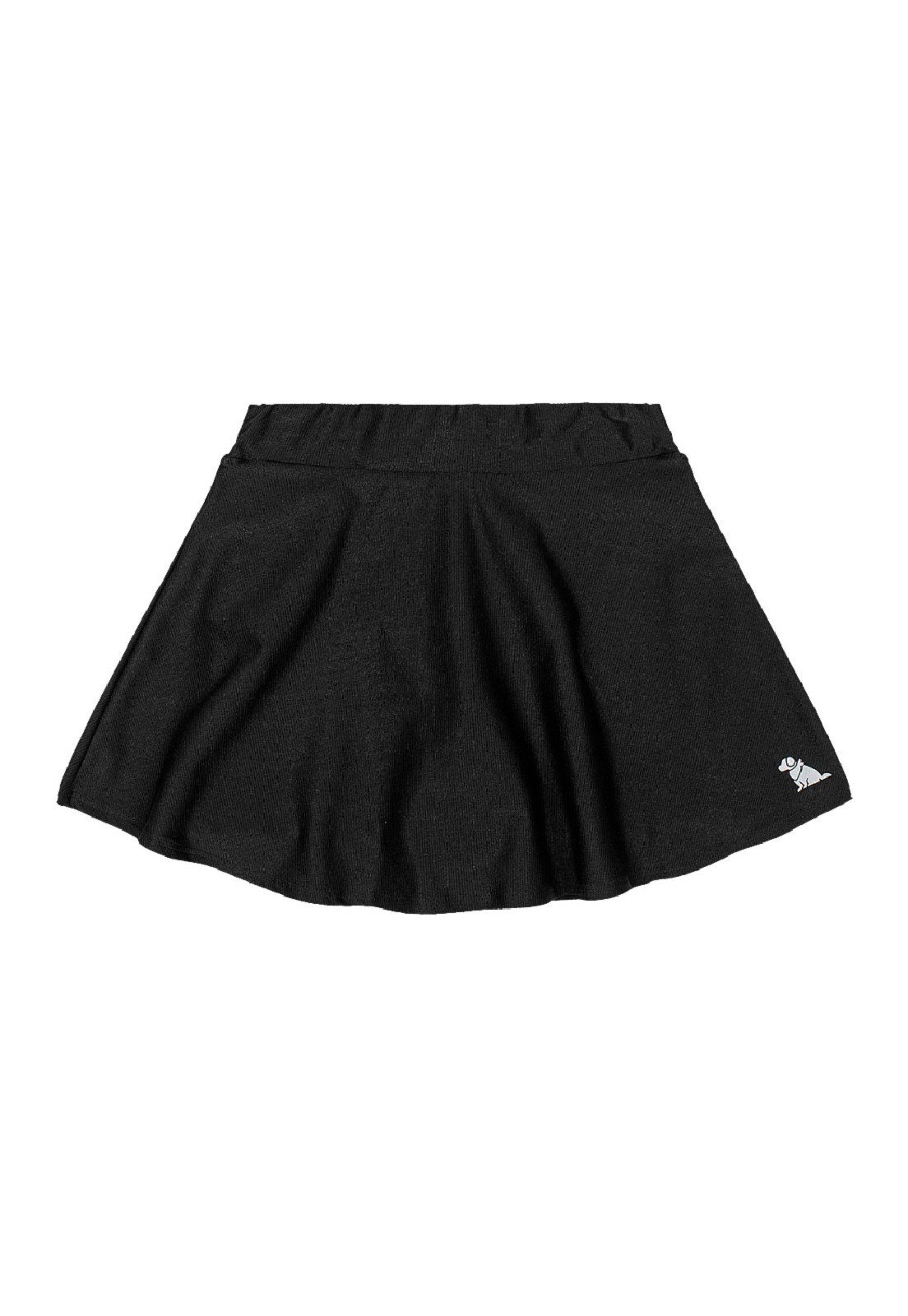 Infantil - Saia Short Interno Malha Leve Quimby Preto