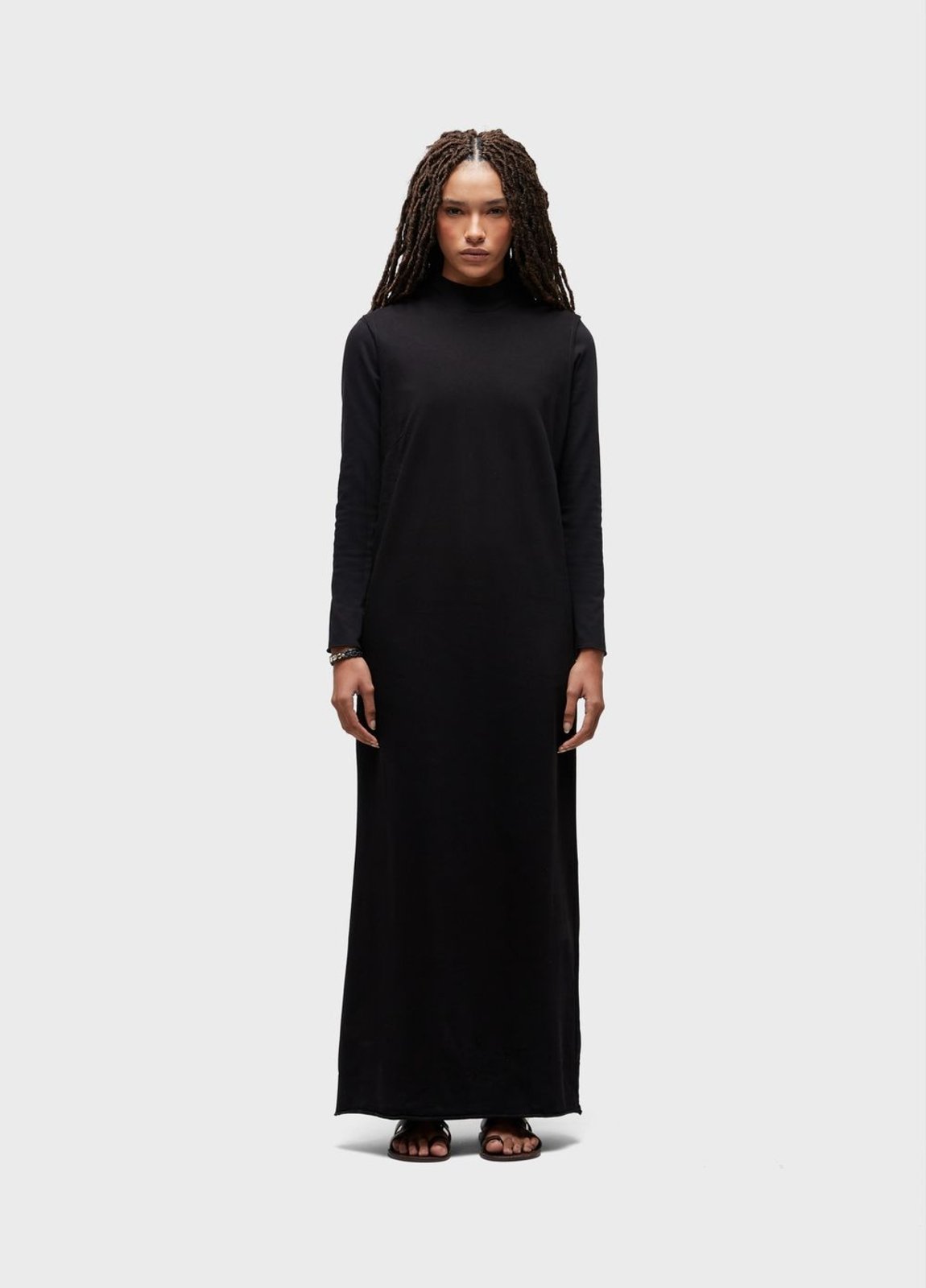 Vestido manga longa frayed OSKLEN