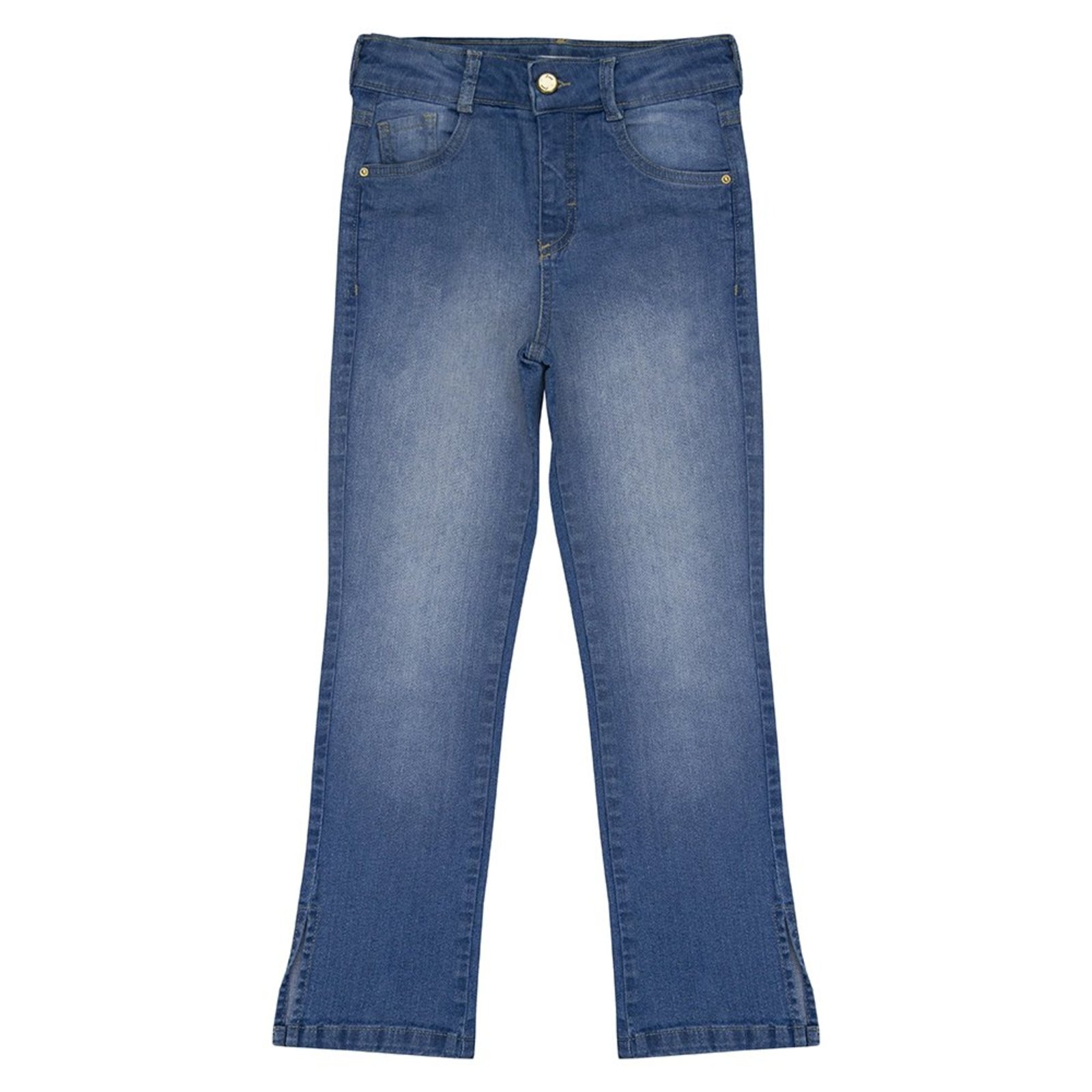 Infantil - Calça Juvenil Look Jeans Bootcut Jeans