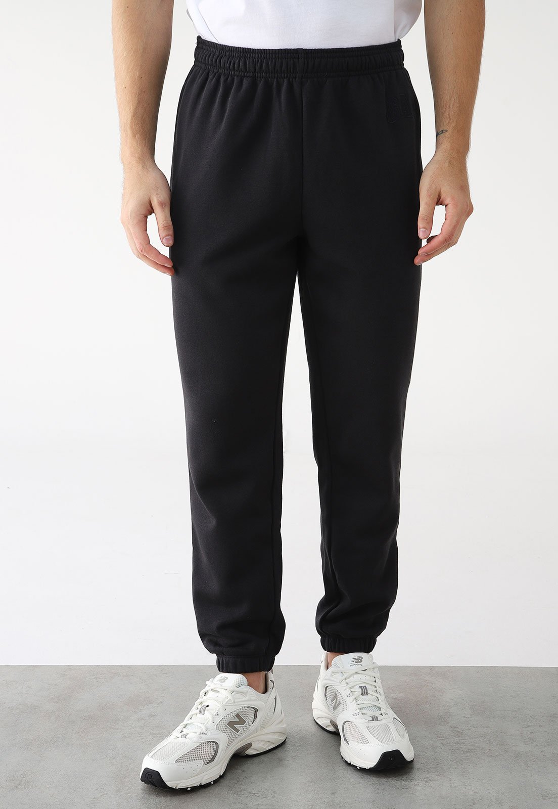 Calça de Moletom GAP Jogger Logo Preta