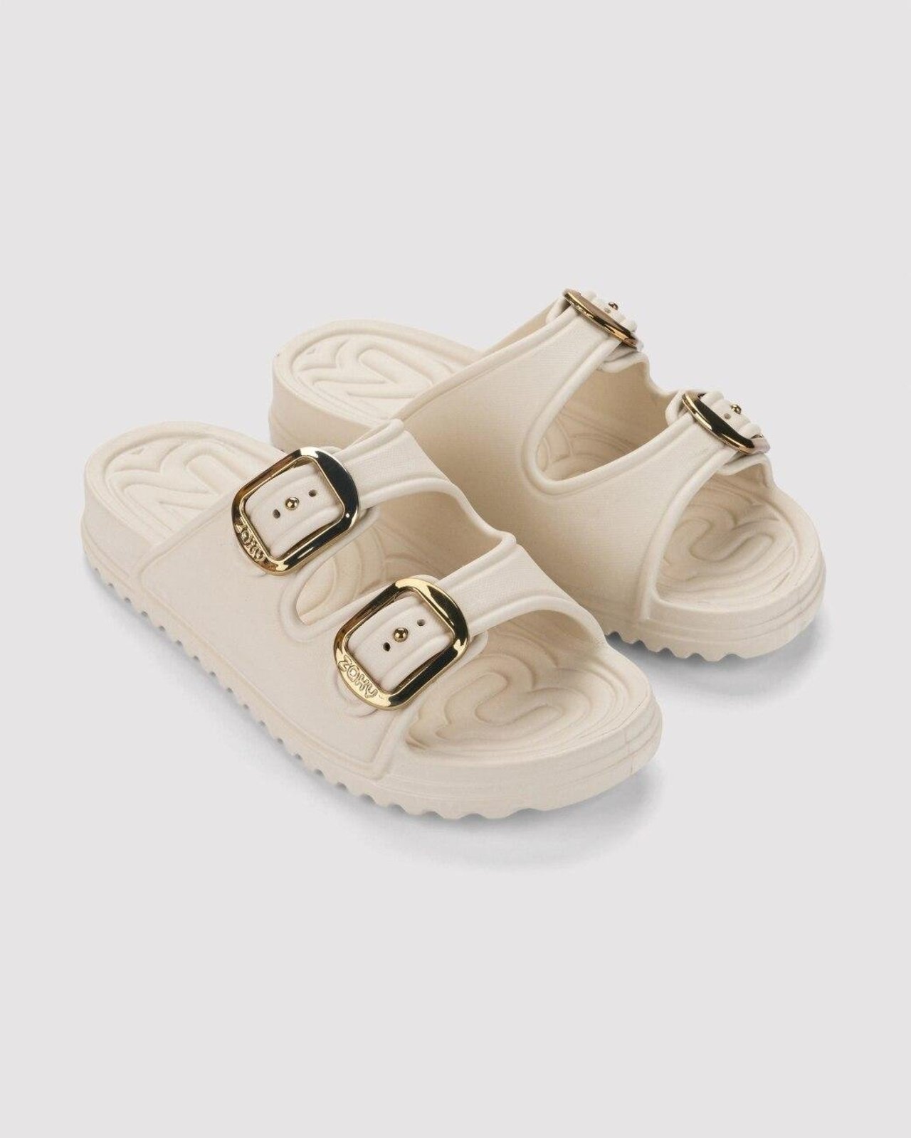 Chinelo Slide Feminino Zaxy Partner Air Off-white