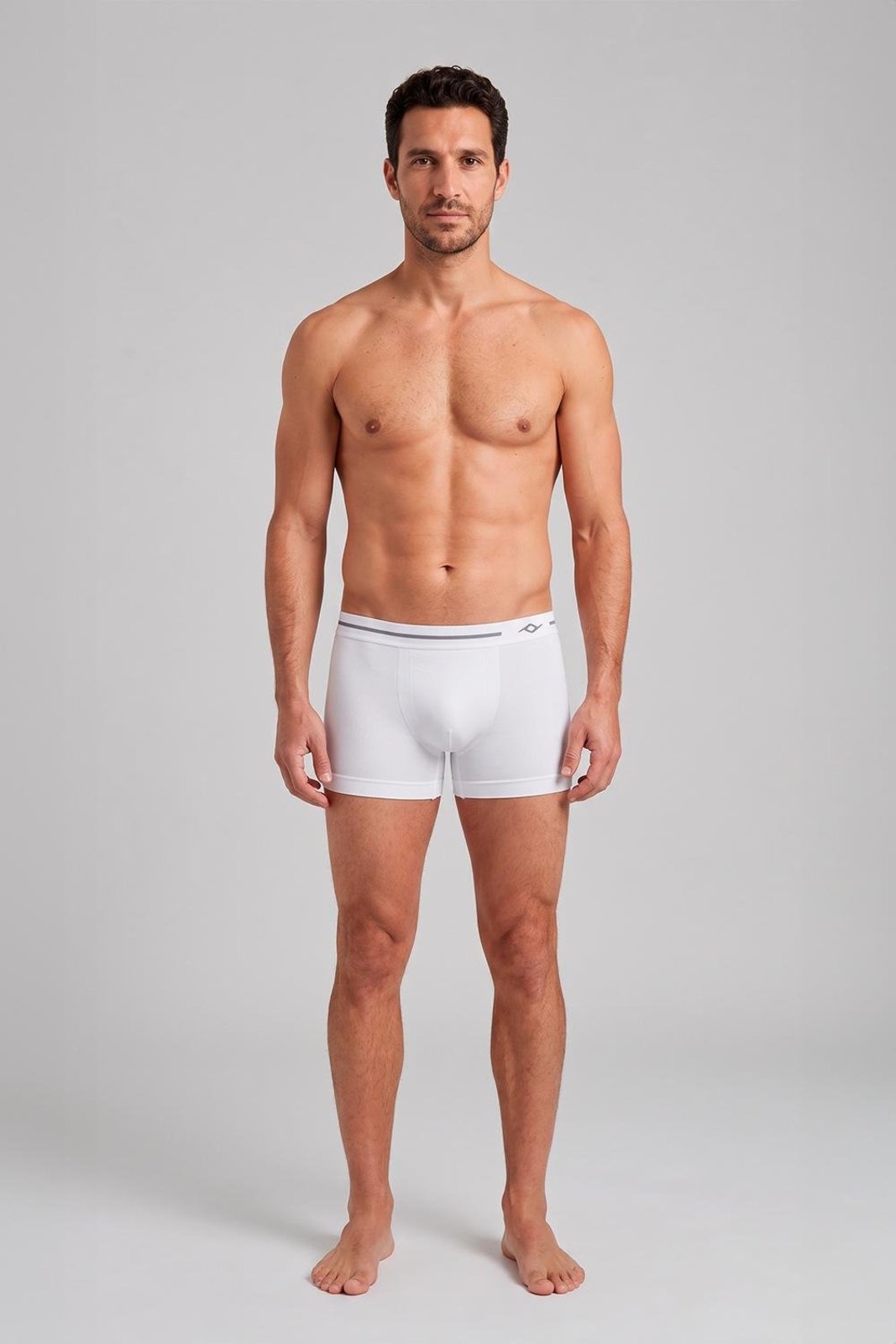 Cueca Boxer Microfibra Lisa, 015156 Branco
