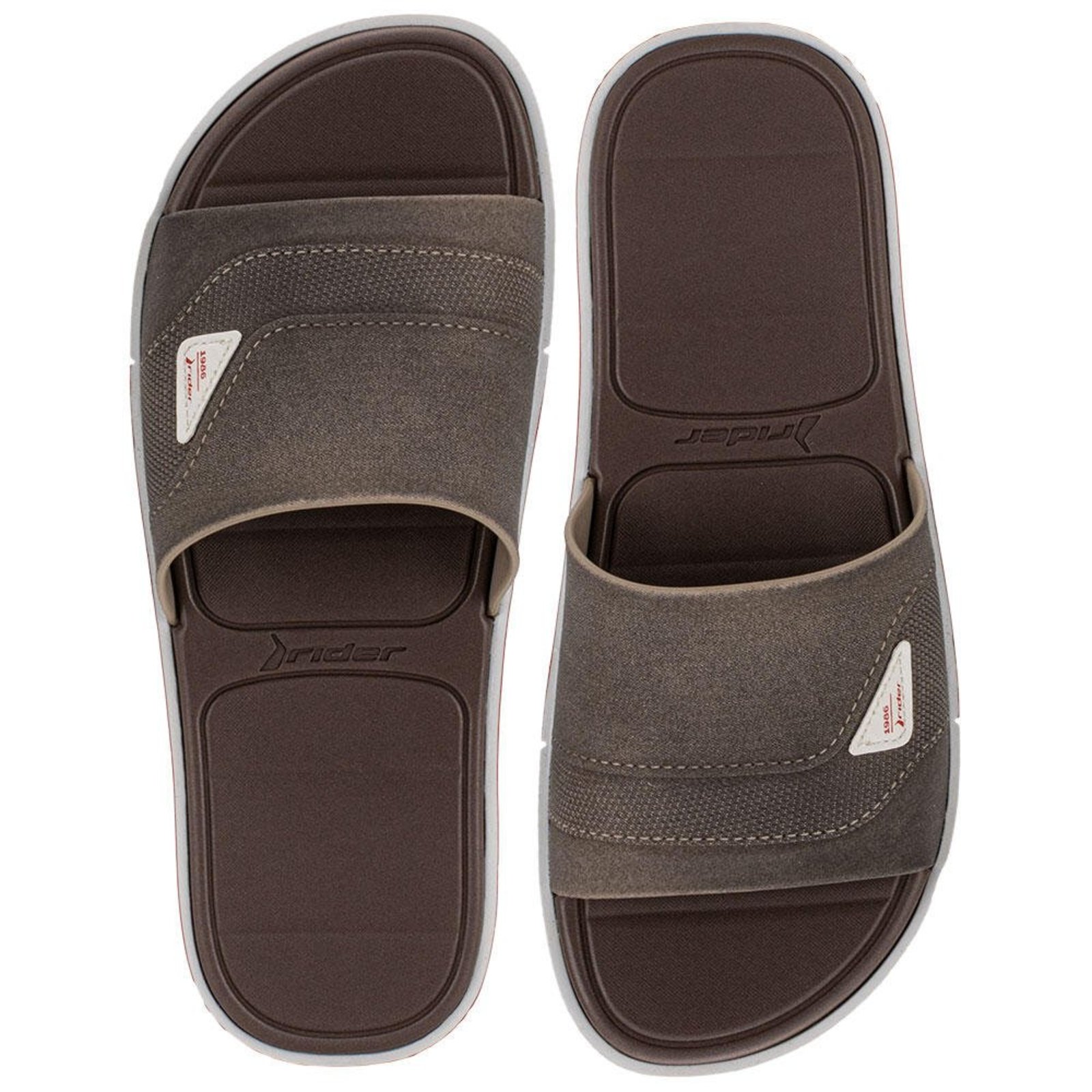 Chinelo Masculino Slide Spin Rider 11795 3291795 Café