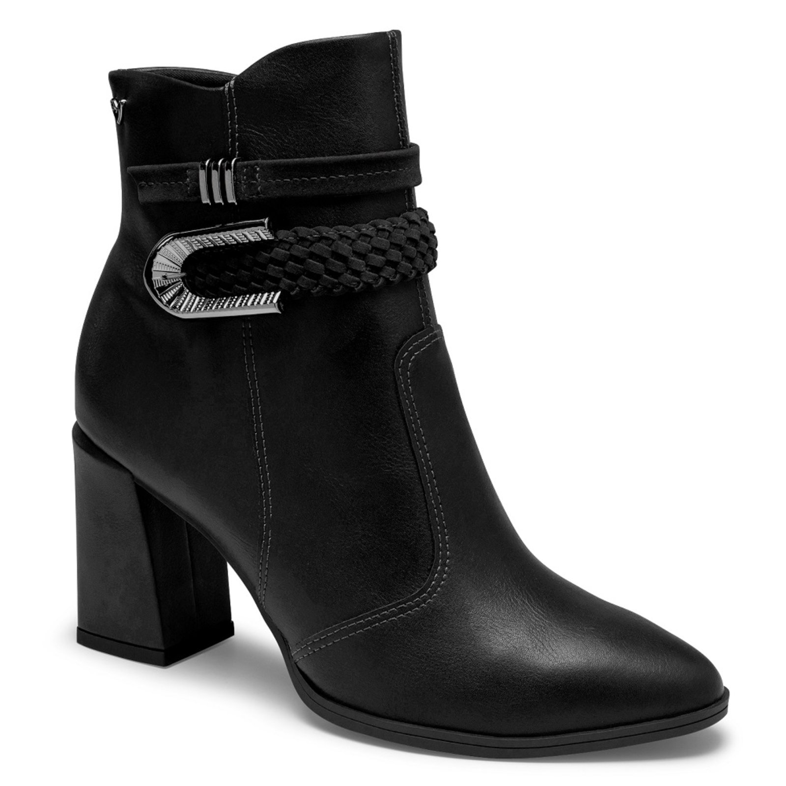 Bota Cano Baixo Mississipi MC871 Feminina – Preta