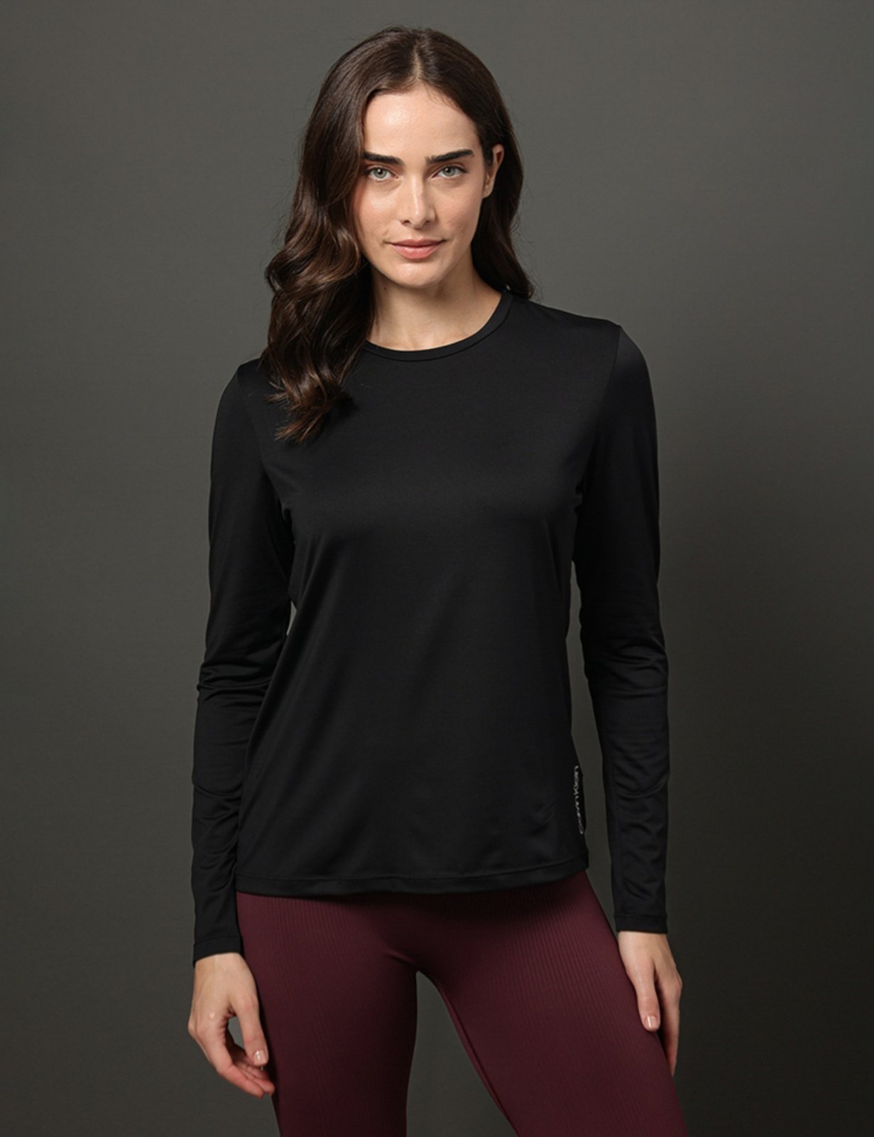 Camiseta Feminina Uv Calvin Klein Swimwear – Preto Calvin Klein Jeans