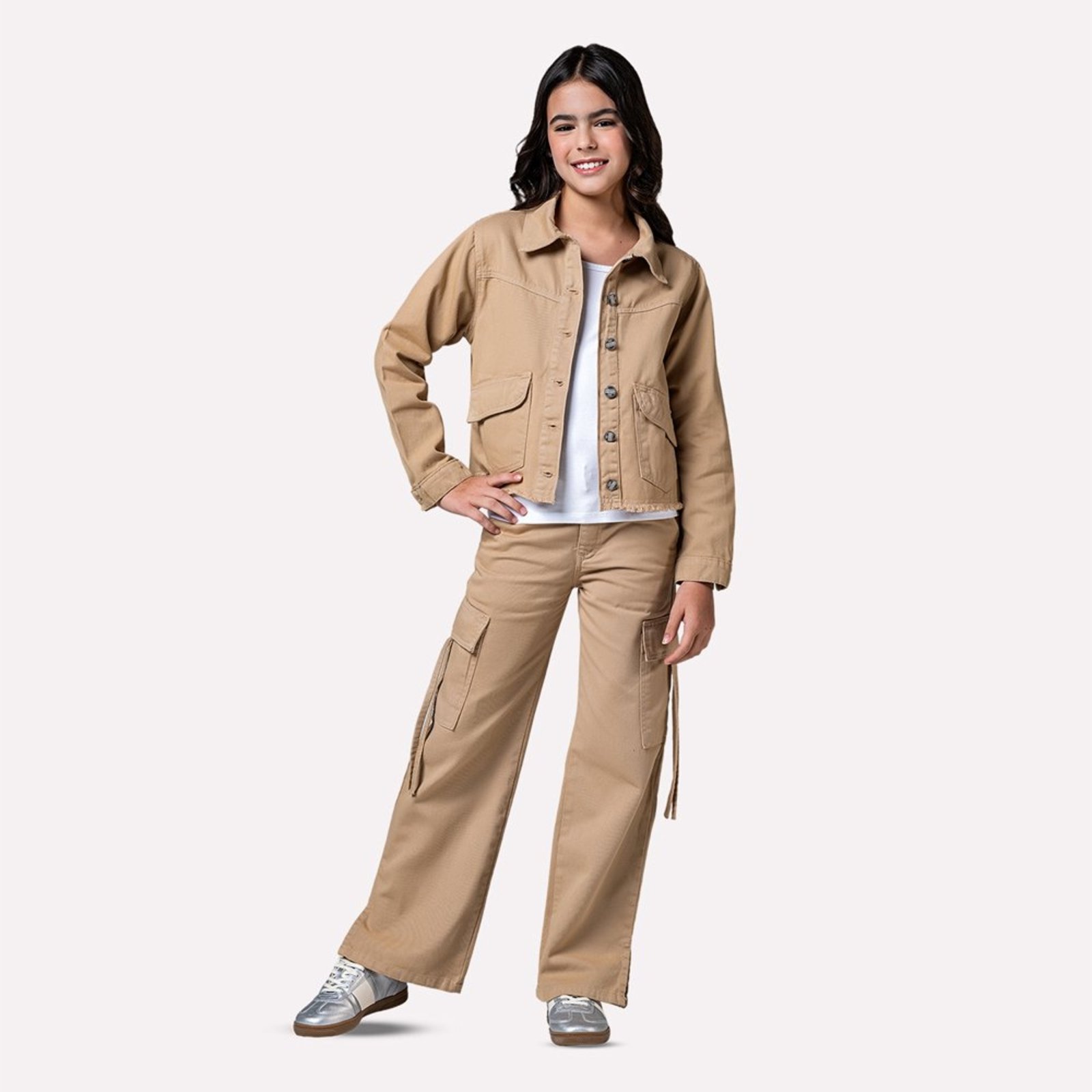 Infantil - Calça Menina Cargo Mania