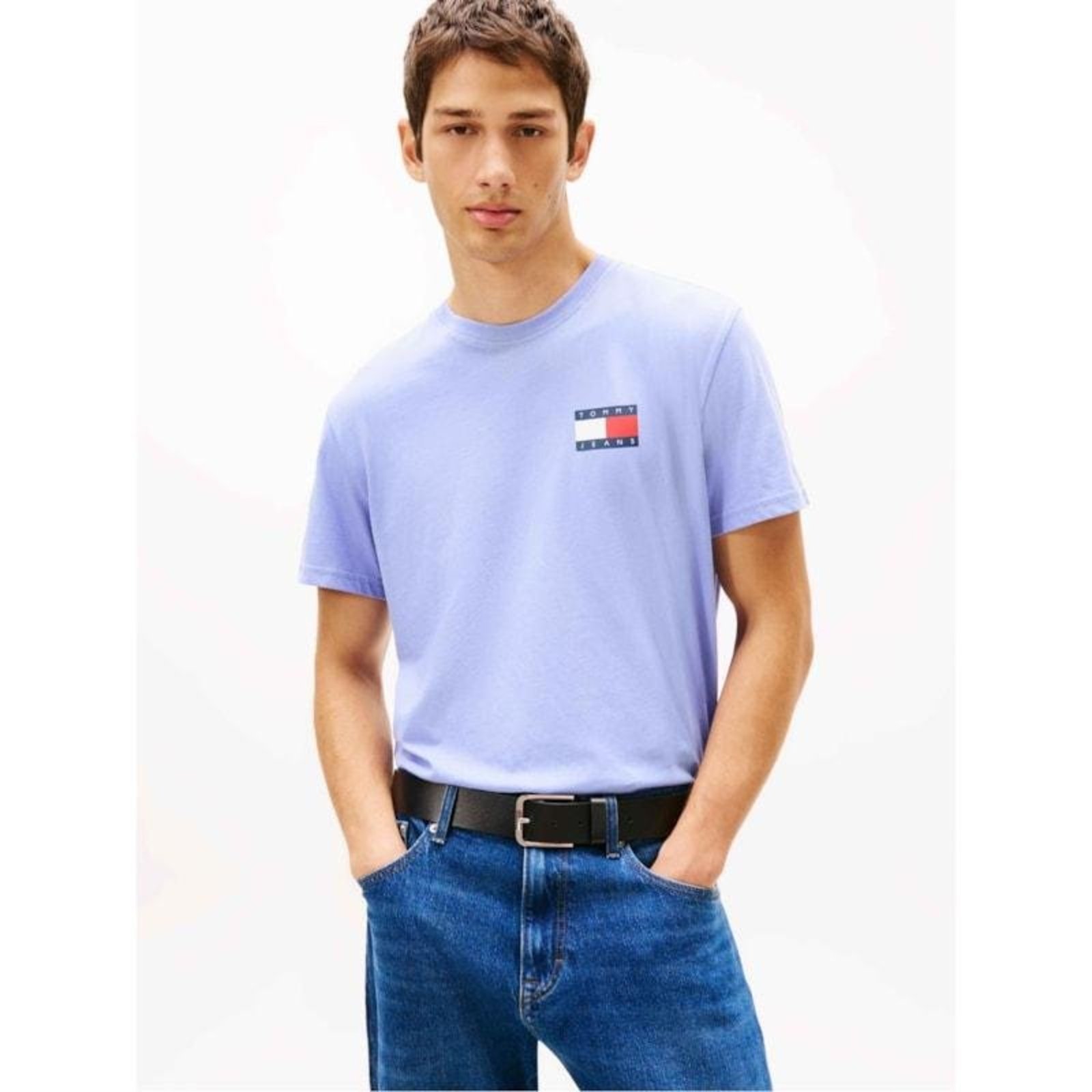 Camiseta Bandeira Clássica Tommy Jeans Azul
