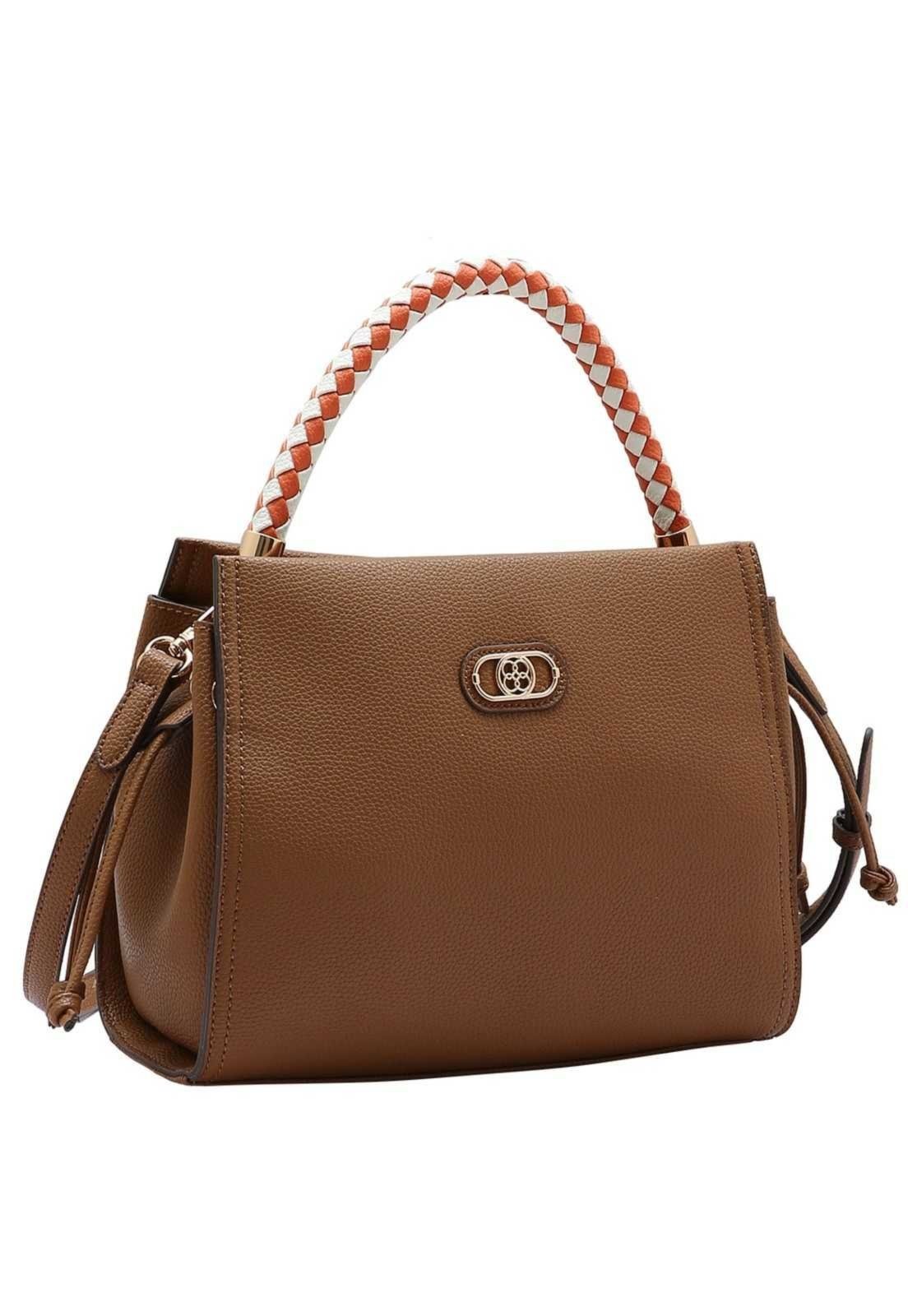 Bolsa Feminina Chenson Alças Trançadas 3485242 Marrom