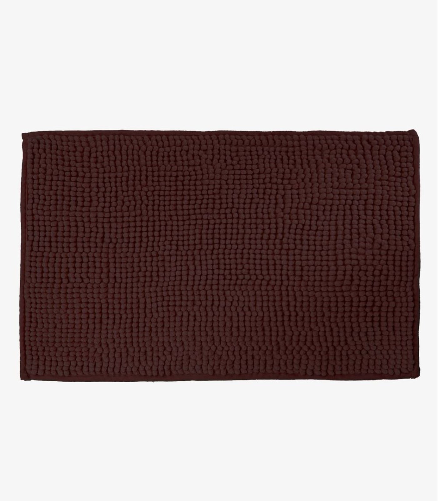 Tapete Pipoca Microfibra 38cm x 58cm Infinita Cor Marrom