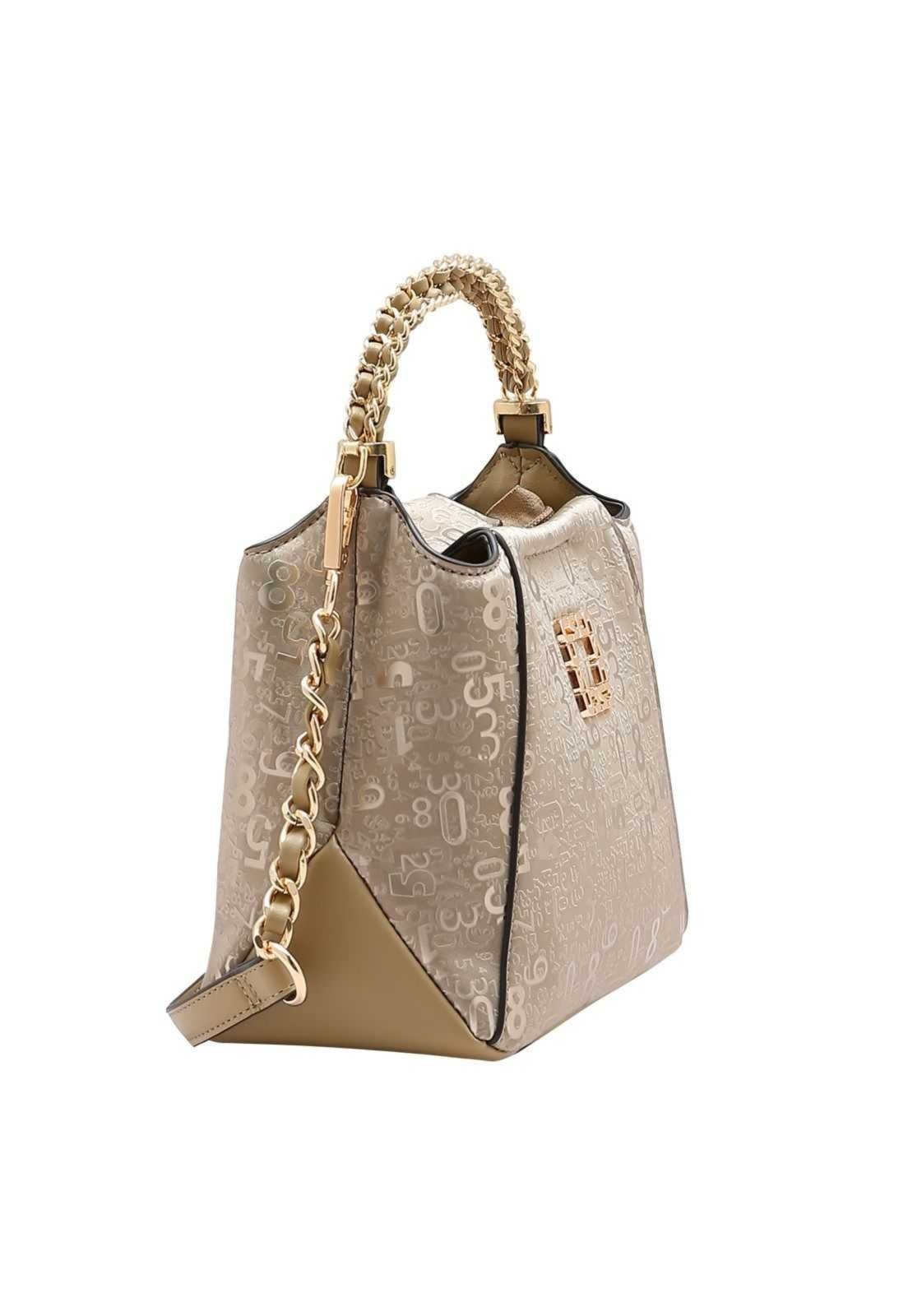 Vista 3 Bolsa Feminina Chenson Deluxe Mão 3485443 Natural castanho natural Chenson castanho natural