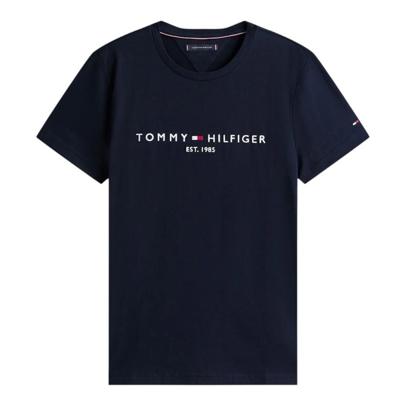 Camiseta Tommy Hilfiger Core Logo Tee Masculino Azul Marinho