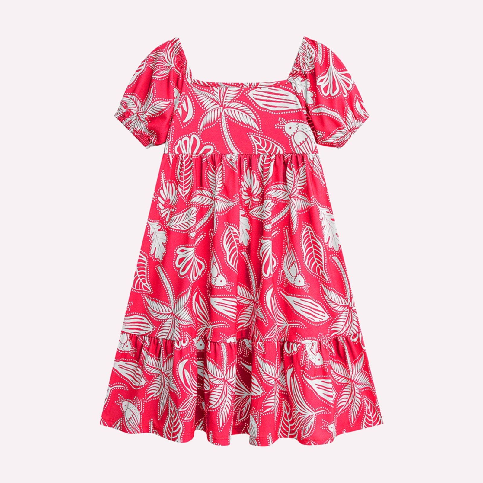 Infantil – Vestido Menina Estampa Nanai