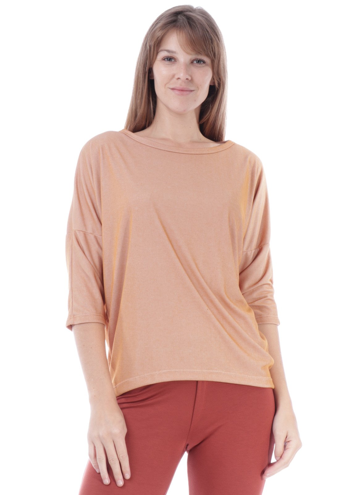 Blusa Malha Morcego Amazonia Vital Manga 3/4