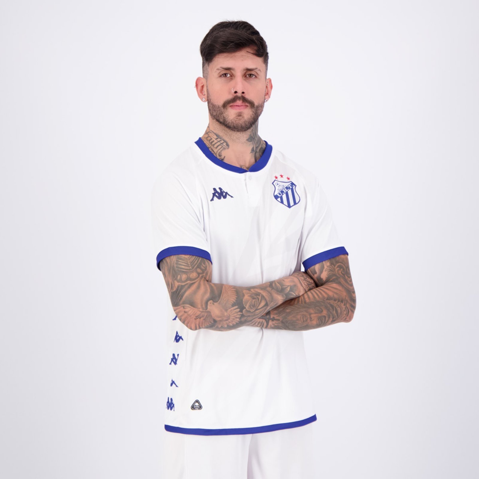 Vista 3 Camisa Kappa URT II 2026 branco Kappa branco