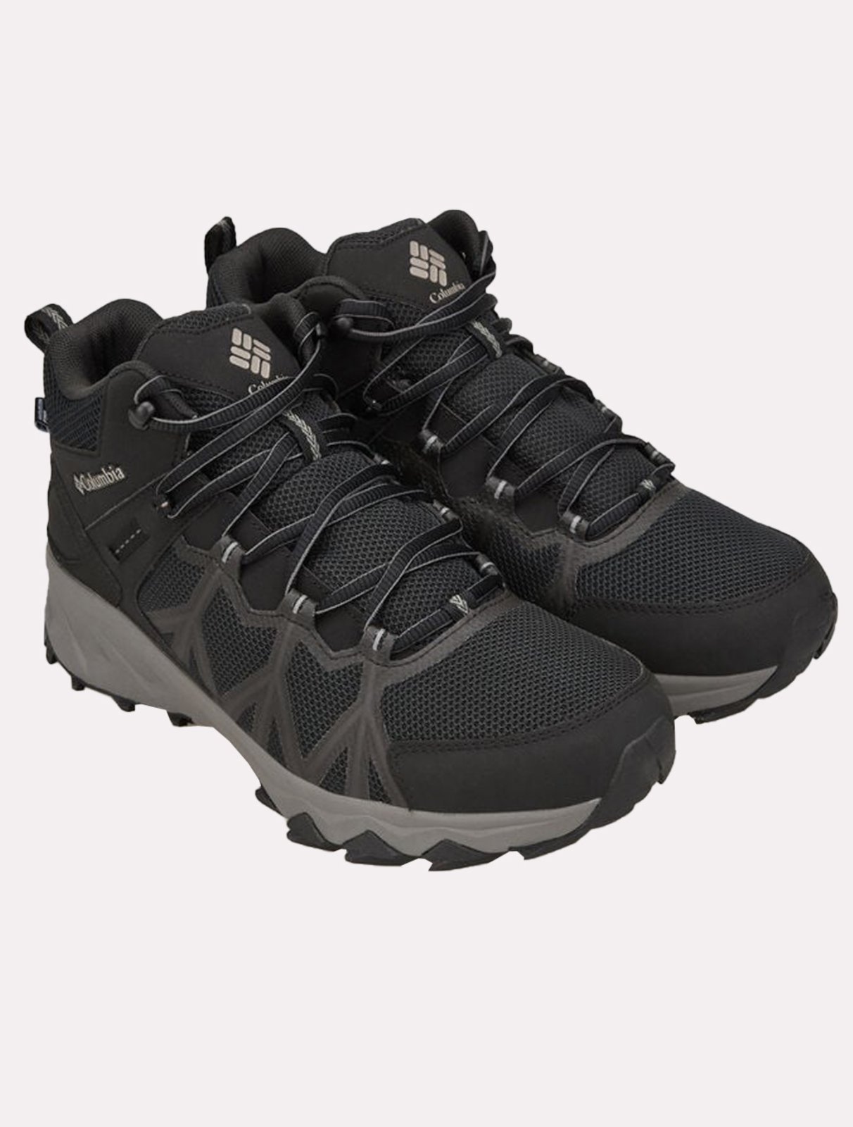 Vista 3 Bota Columbia Masculino Hikking Peakfreak II Mid Outdry Preta preto Columbia preto