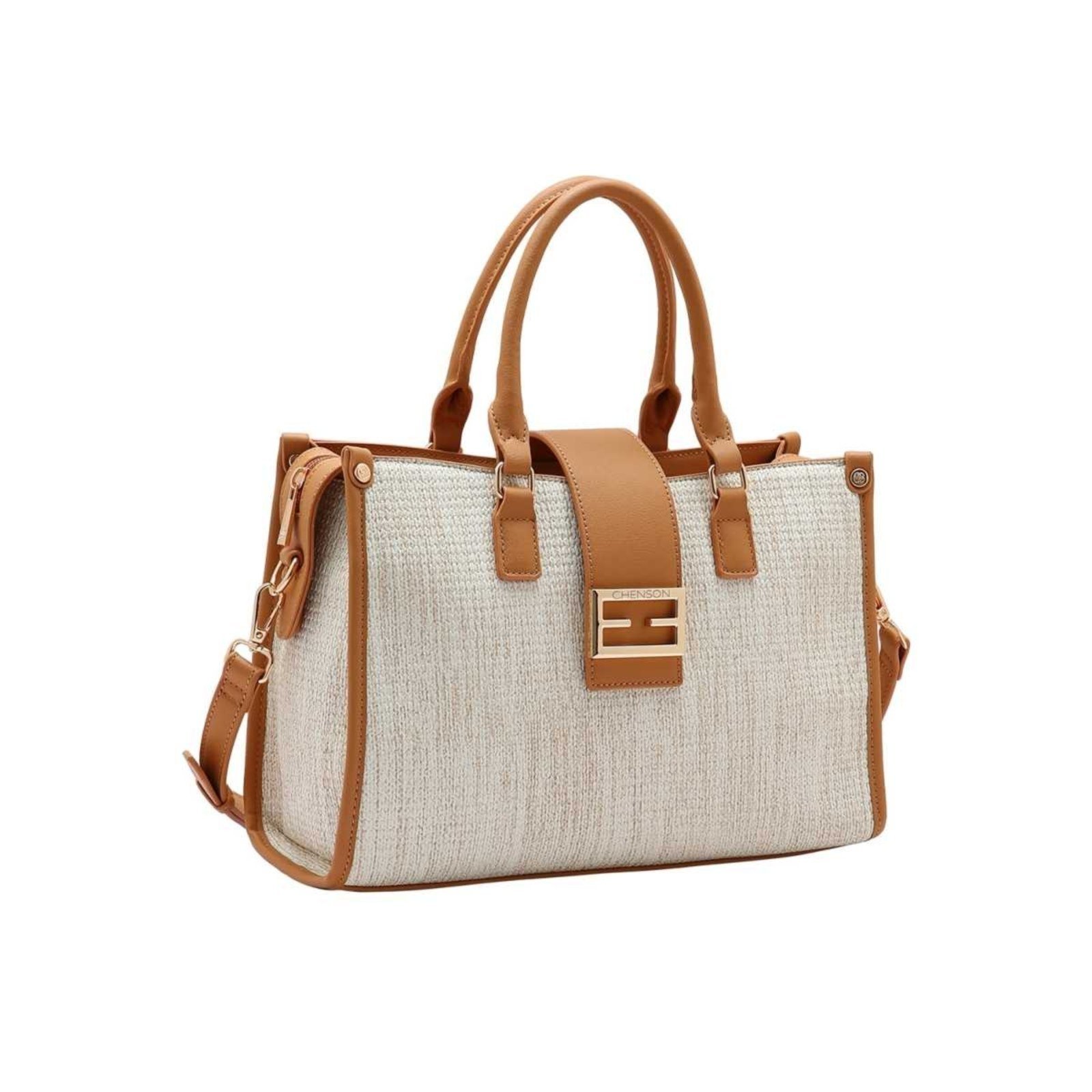 Vista 2 Bolsa Feminina Chenson Elegance 3485322 OFF WHITE off-white white Chenson off-white white