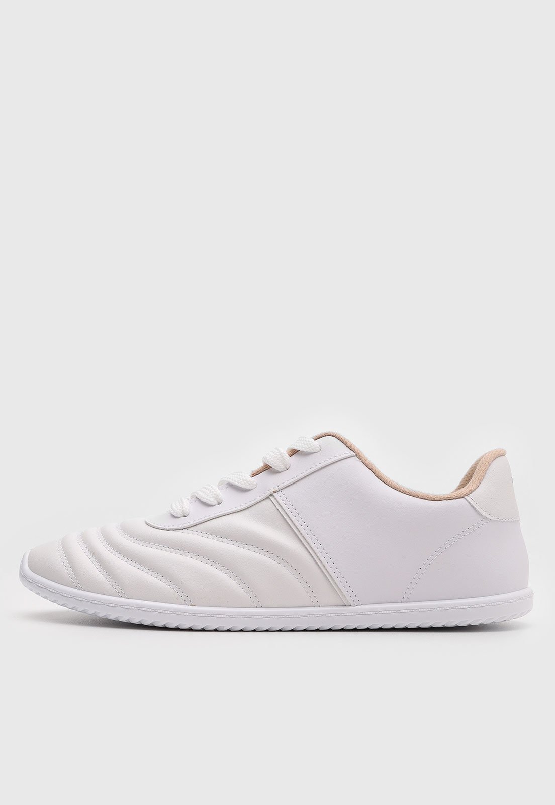 Tênis Feminino Moleca Cadarço Branco