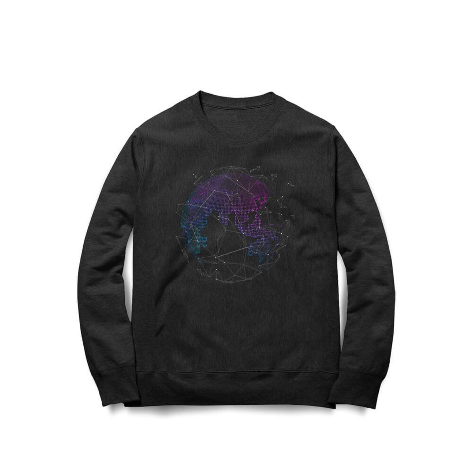 Moletom Dots World - Preto - Casual - Studio Geek
