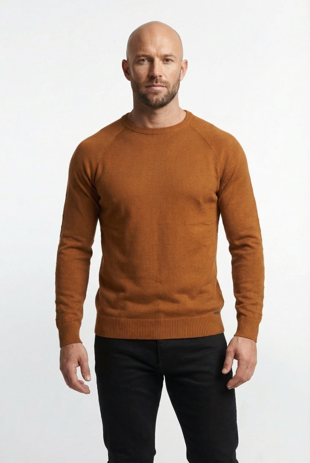 Blusa Enluaze Masculina De Malha Lisa 50002 - Caramelo