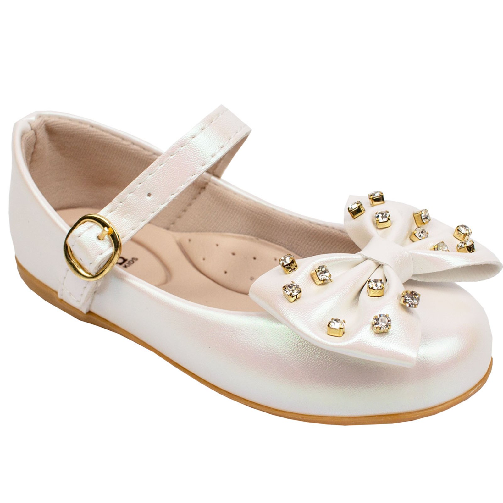 Infantil – Sapatilha B2a Menina Fruta Casual Festa Boneca Laço com Strass 2901