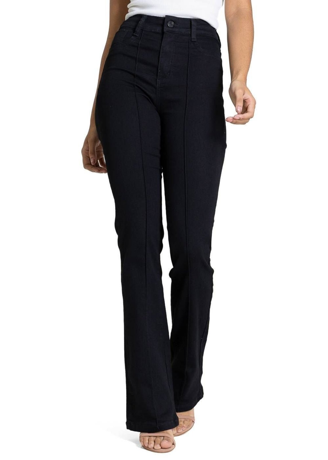 Calça Sarja Sawary Boot Cut - 283666 - Preto - Sawary