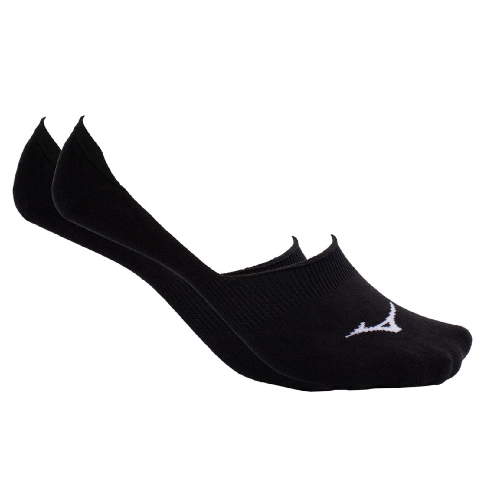Vista 2 Meia Unissex Mizuno Basic I Kit Invisível branco Mizuno preto