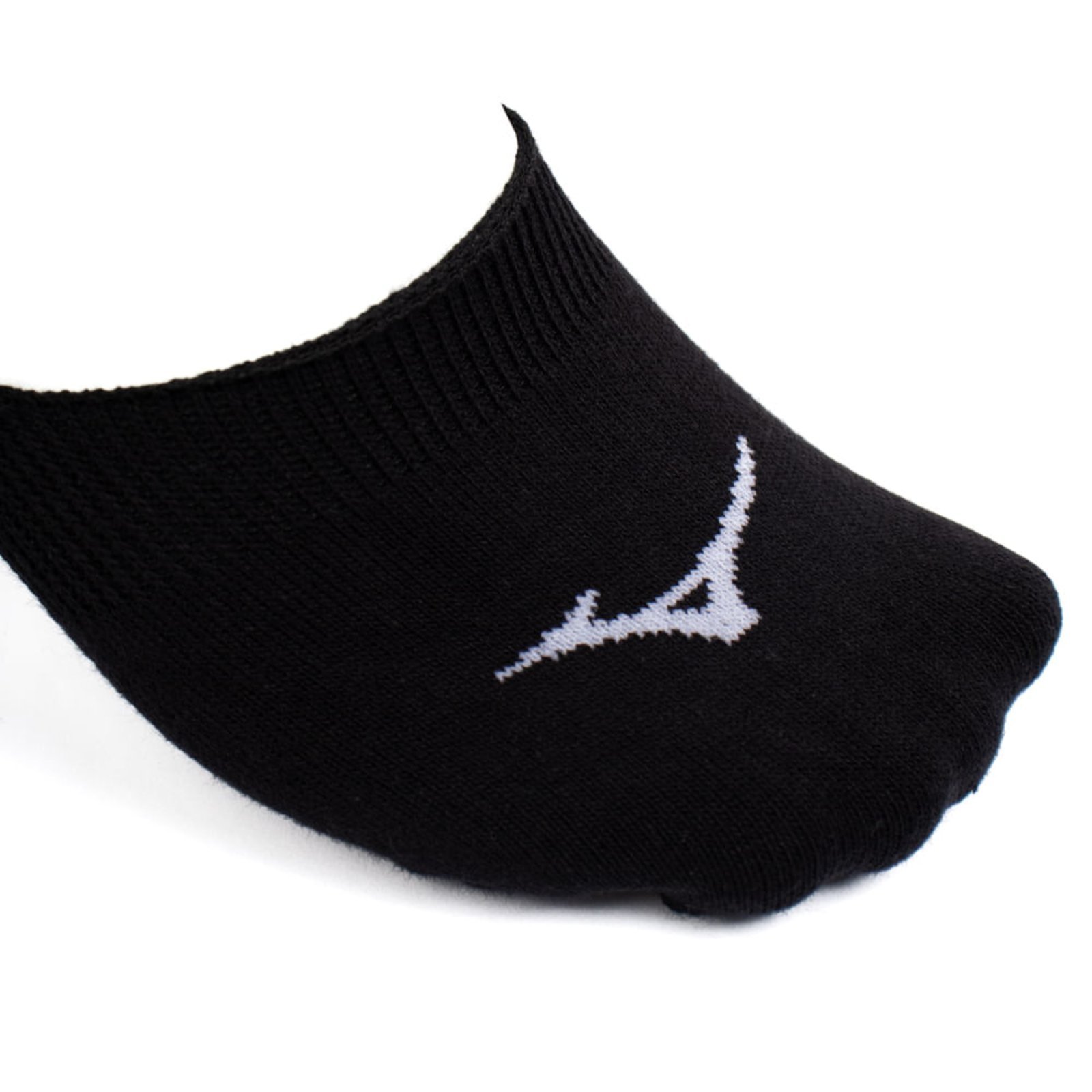 Vista 3 Meia Unissex Mizuno Basic I Kit Invisível branco Mizuno preto