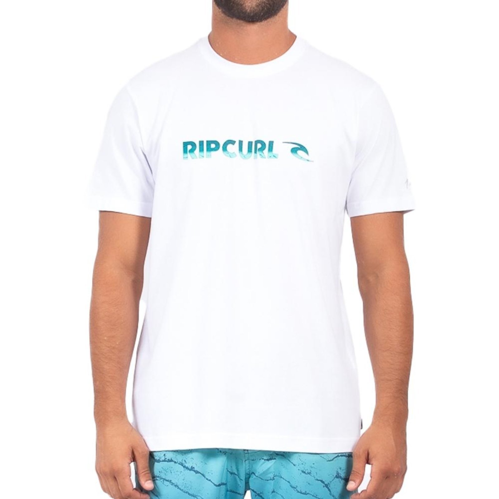 Camiseta Rip Curl Icon 10M Filter Big SM24 Masculina White