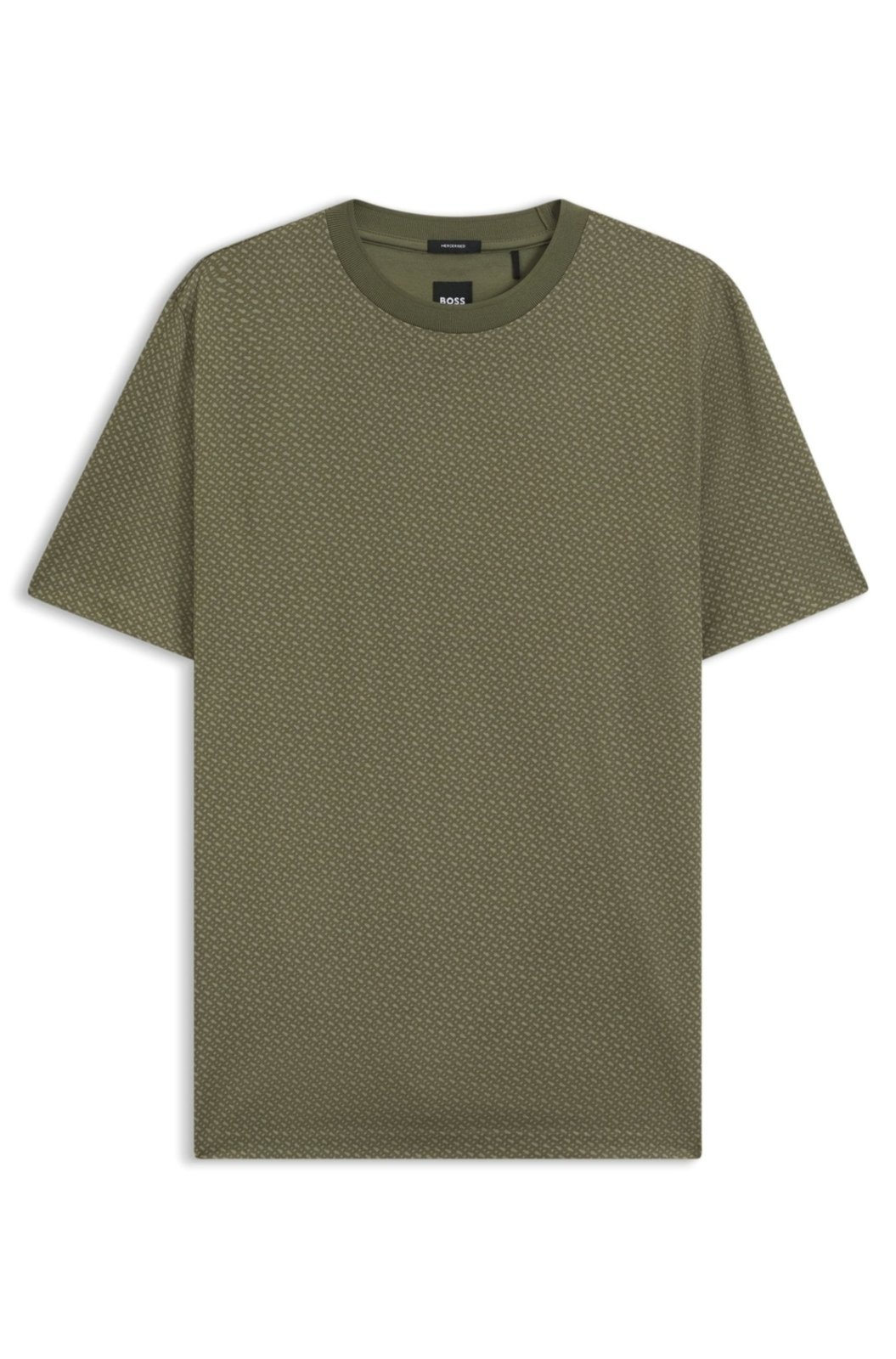 Camiseta De Algodão Mercerizado Com Monogramas