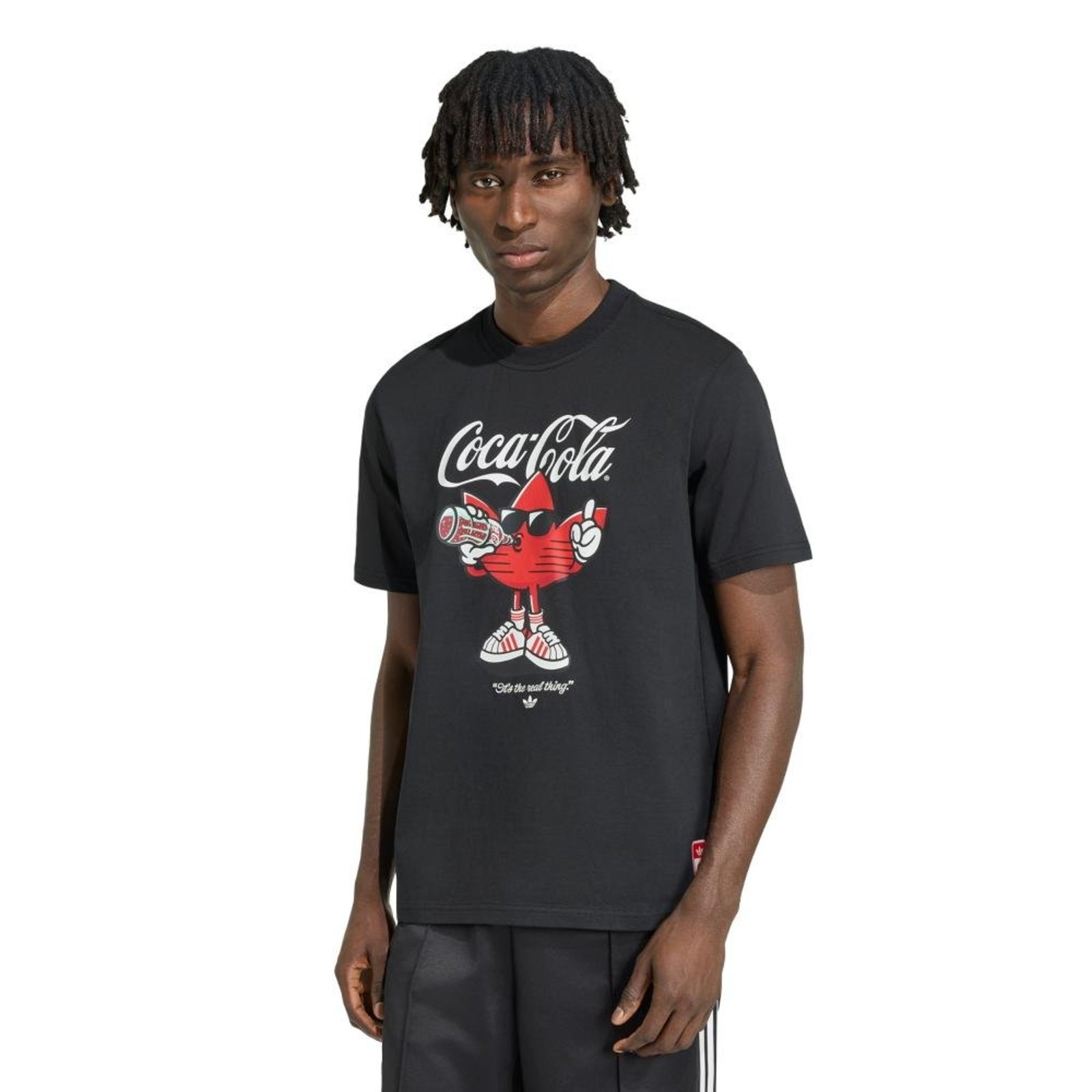 Camiseta Estampada adidas x Coca-Cola Classic Sport Treffie adidas Originals Preto