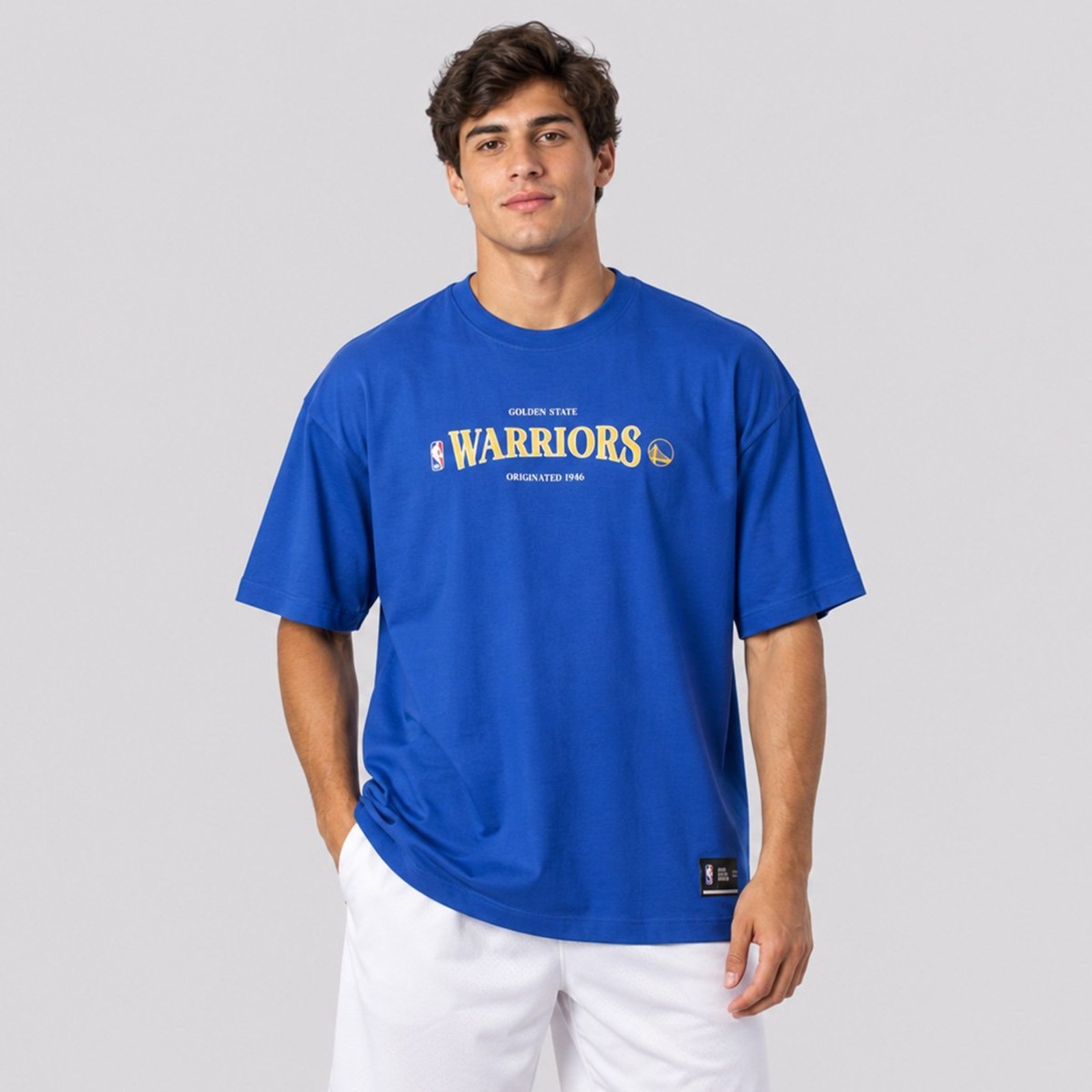 Camiseta NBA Golden State Warriors Class Oversized Azul