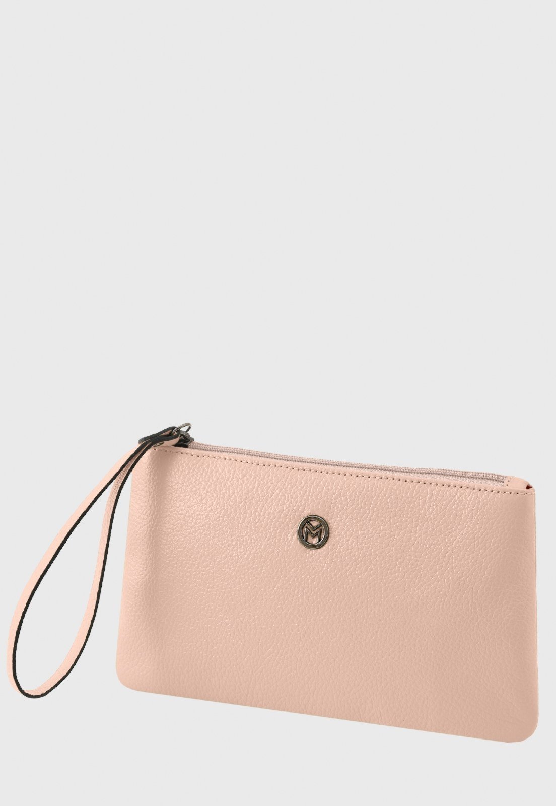 Bolsa Carteira Clutch Couro Mariart Cambará Chiclete