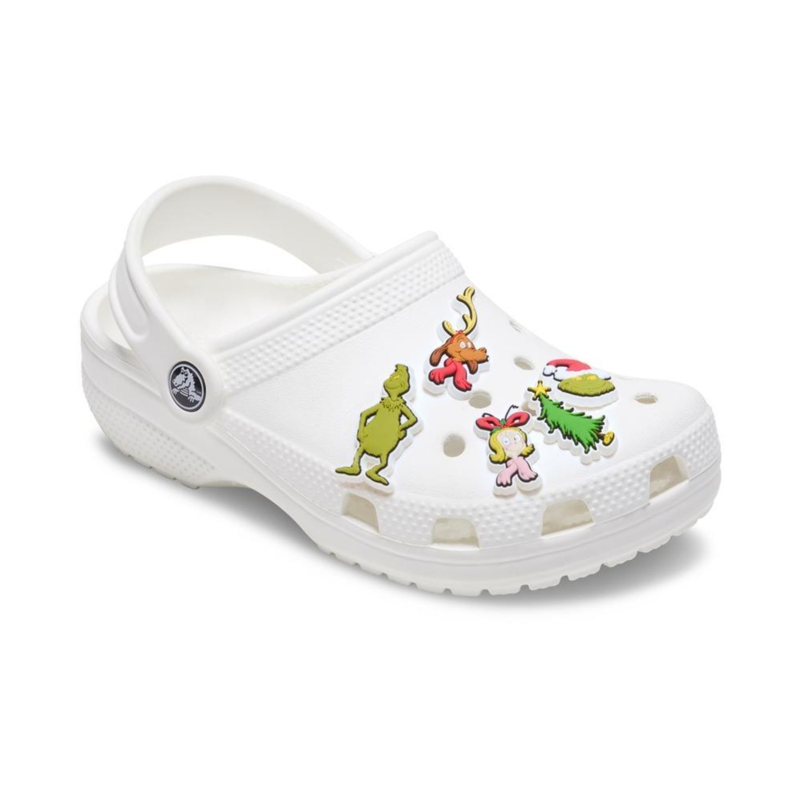 Vista 3 Infantil - Jibbitz™ The Grinch Pack com 5 Peças Crocs branco