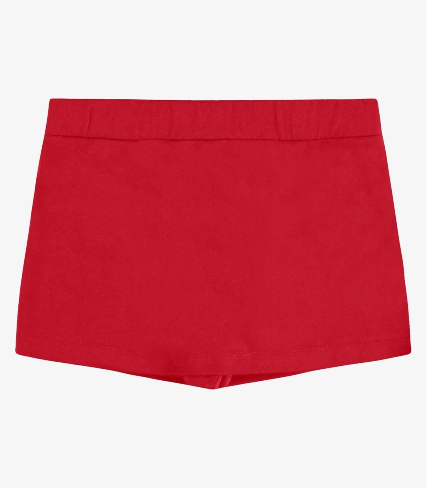 Vista 3 Infantil - Shorts Saia Moletom Rovi Rovitex Kids Básicos vermelho Rovitex Kids Básicos vermelho