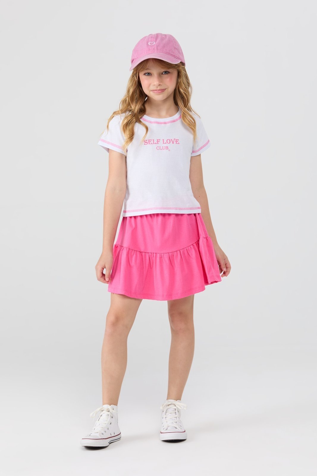 Infantil - Conjunto Feminino de Verão Self Love Club
