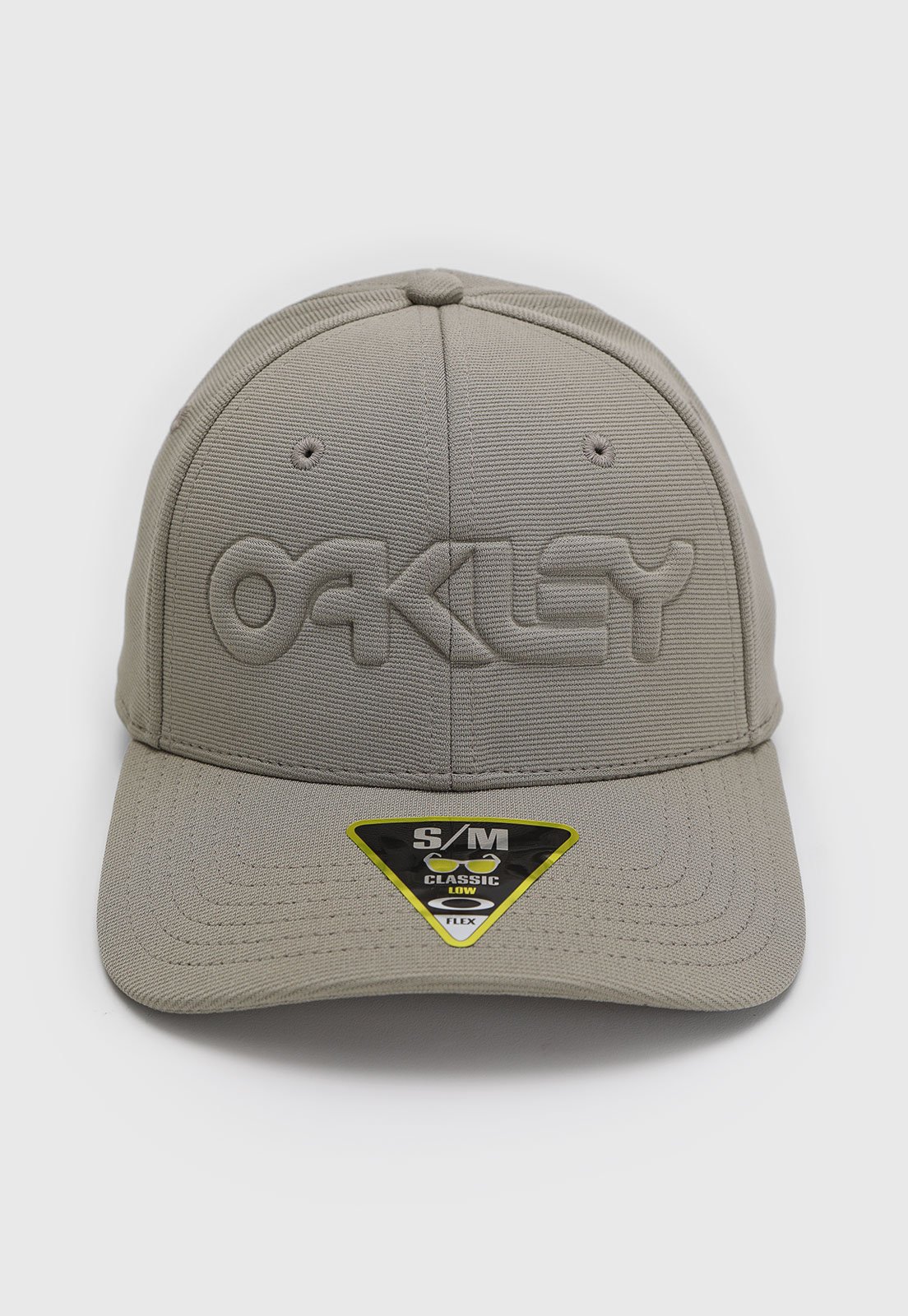 Boné Oakley 6 Panel Stretch Hat Embossed Preto