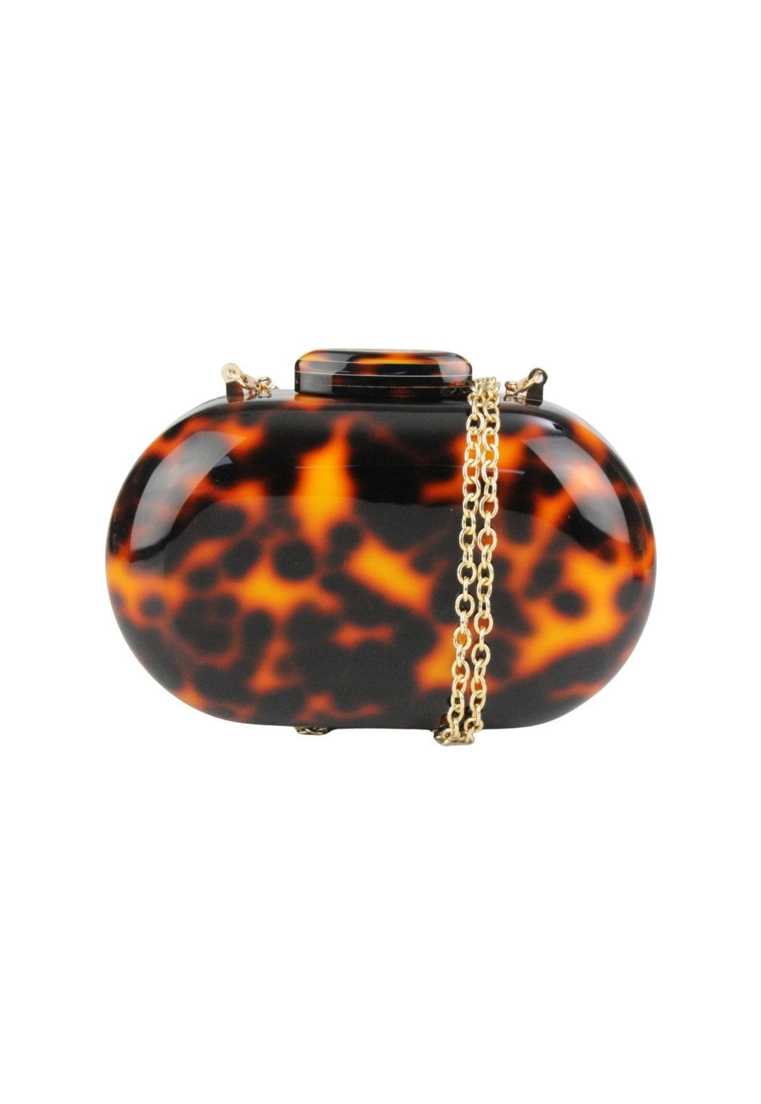 Clutch Crisfael Acrílico Estampado – Amélie