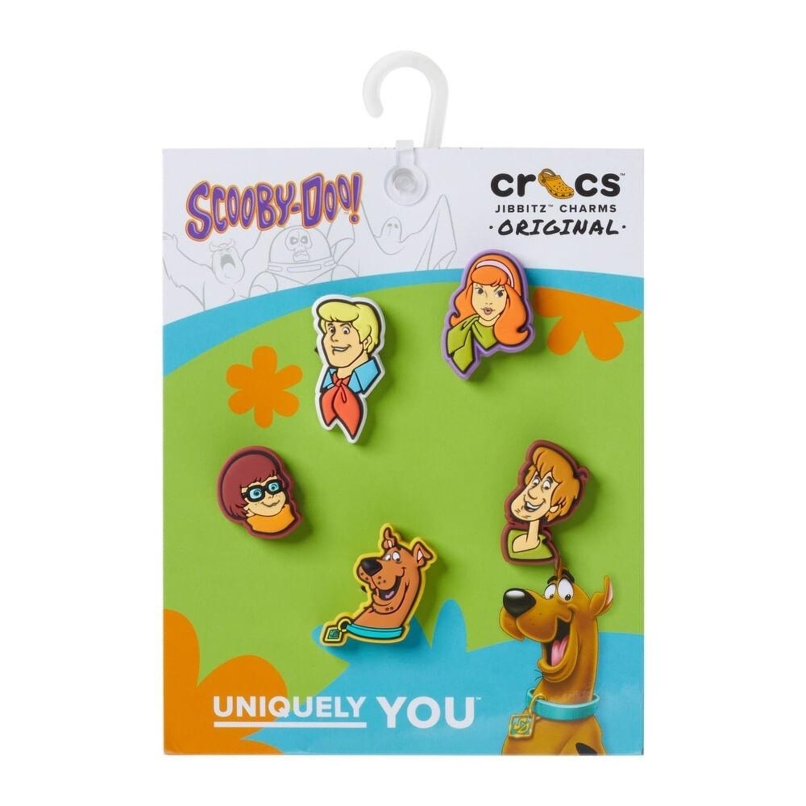 Vista 3 Infantil - Jibbitz™ scooby-doo pack com 5 peças unico Crocs branco