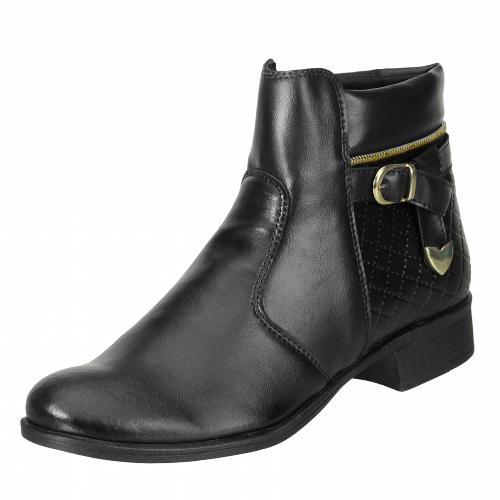 Bota Coturno Feminino Cano Curto Baixo Solado em Borracha Miletto