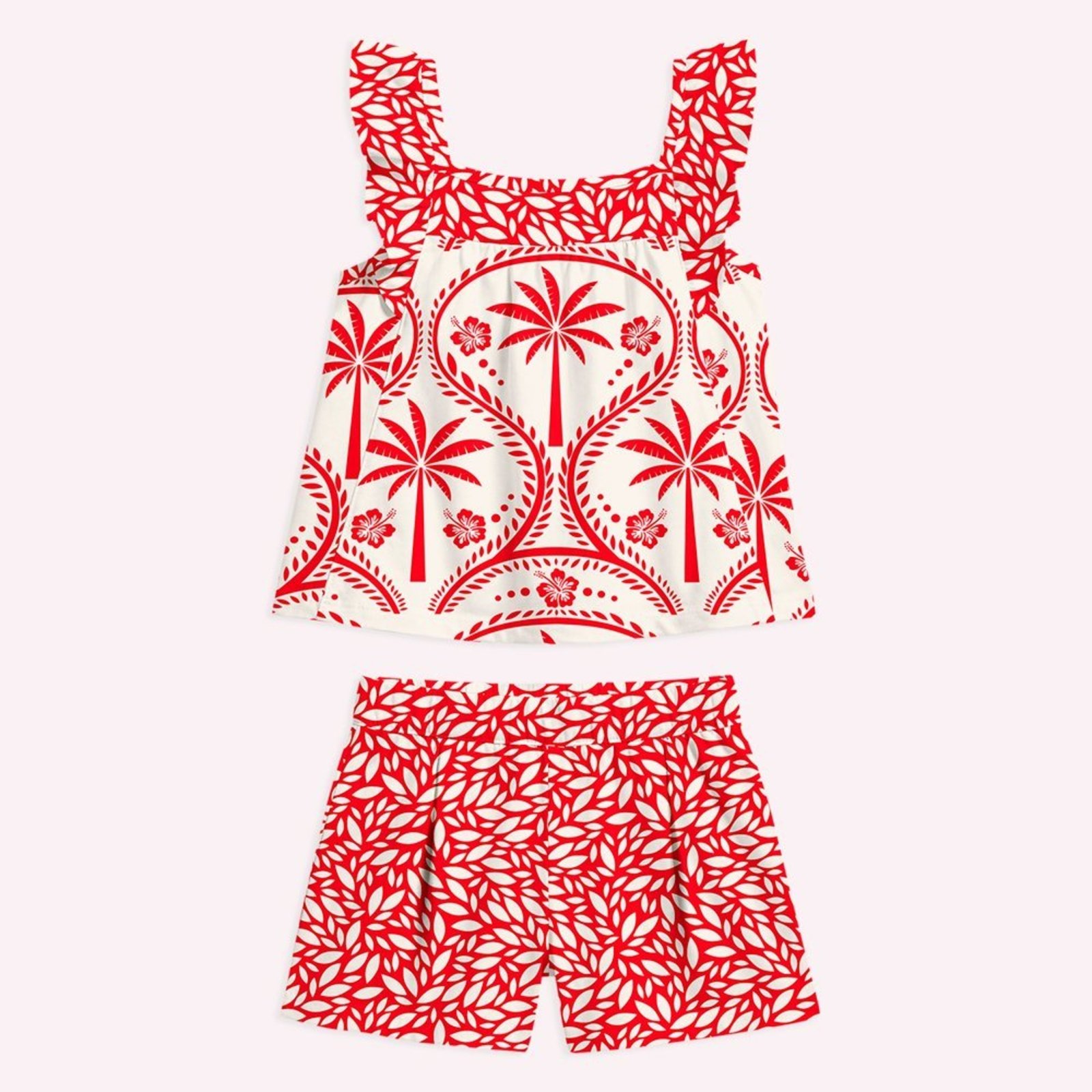 Infantil - Conjunto Menina Folhas Nanai