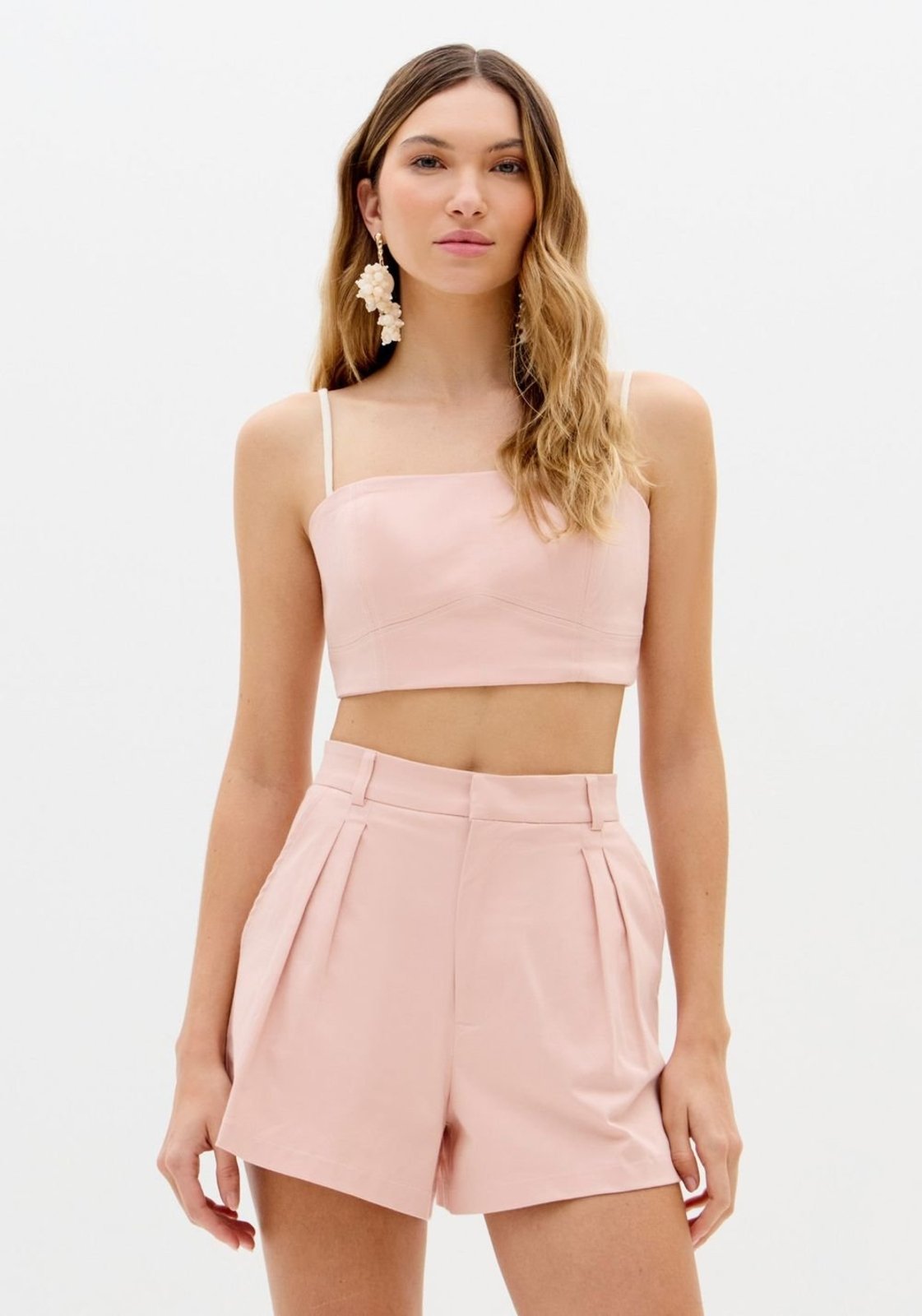 Blusa Cropped De Alças Finas Lança Perfume