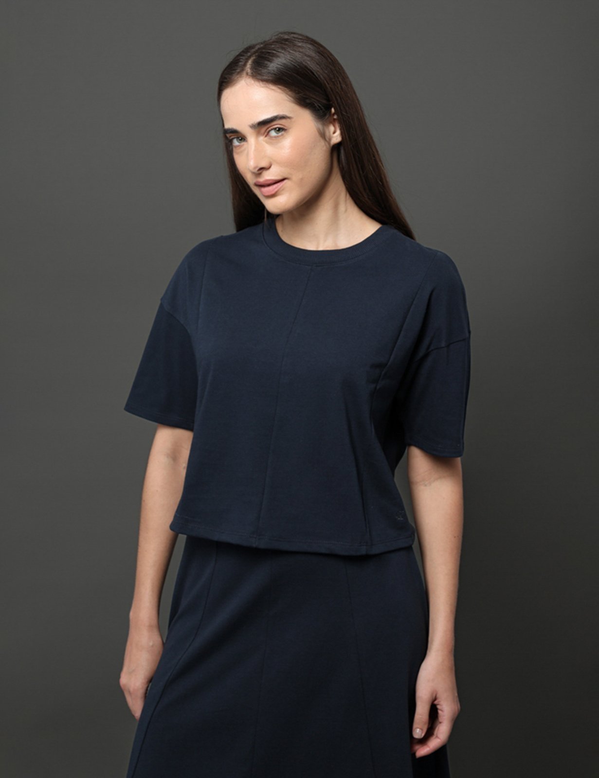 Camiseta Feminina Malhão Rugby Calvin Klein Jeans – Marinho Calvin Klein Jeans