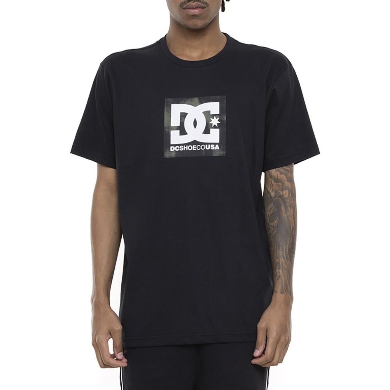 Camiseta DC Shoes DC Square Star Fill Masculina Preto
