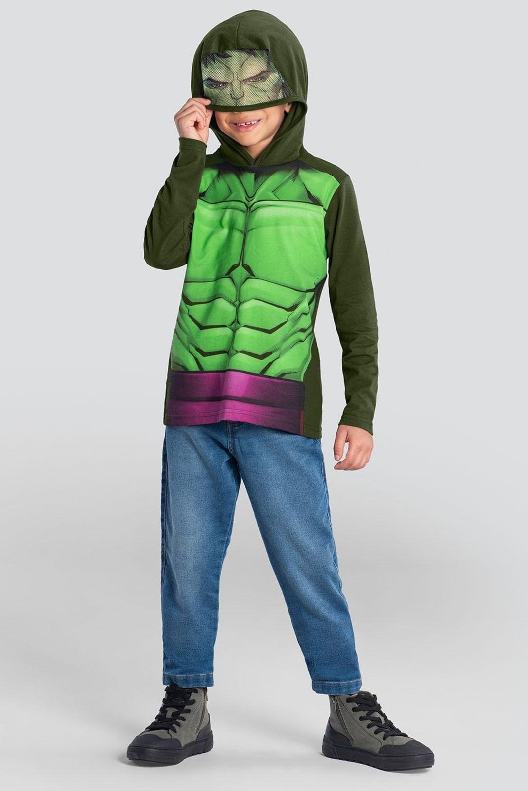 Infantil - Camiseta menino Os Vingadores Brandili