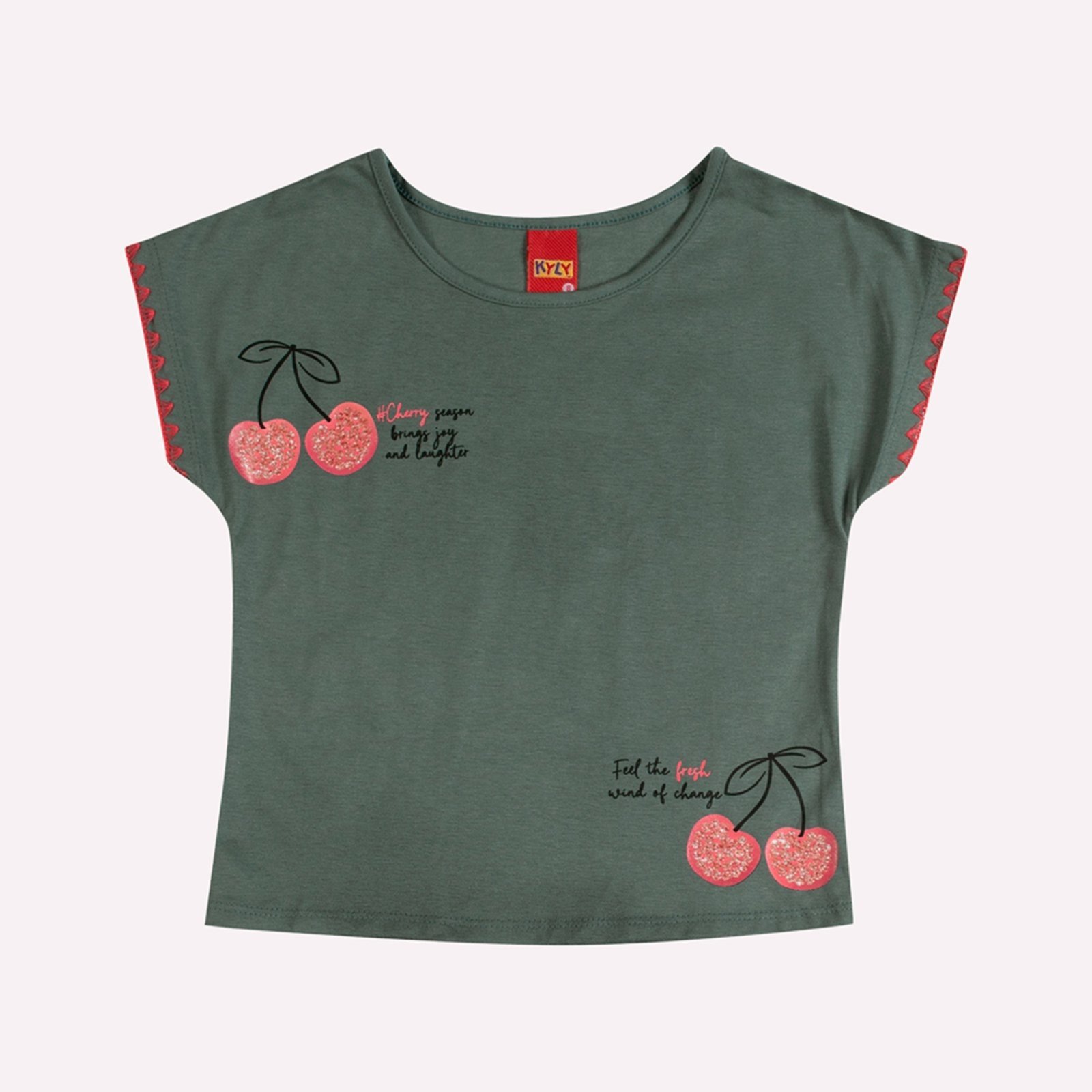 Infantil – Blusa Menina Cerejas Kyly